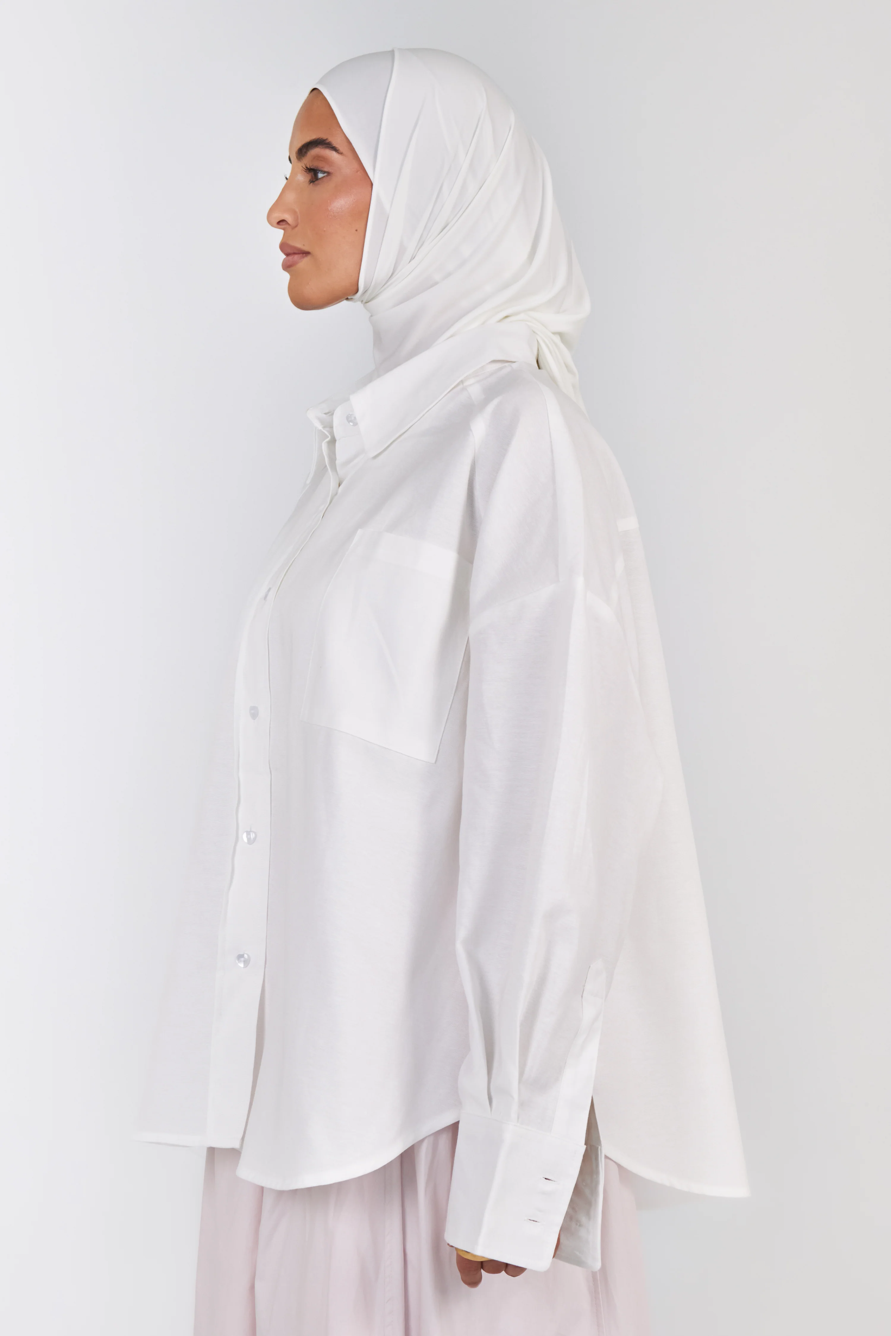 Chemise Ivy Blanc/Rose - Image 5