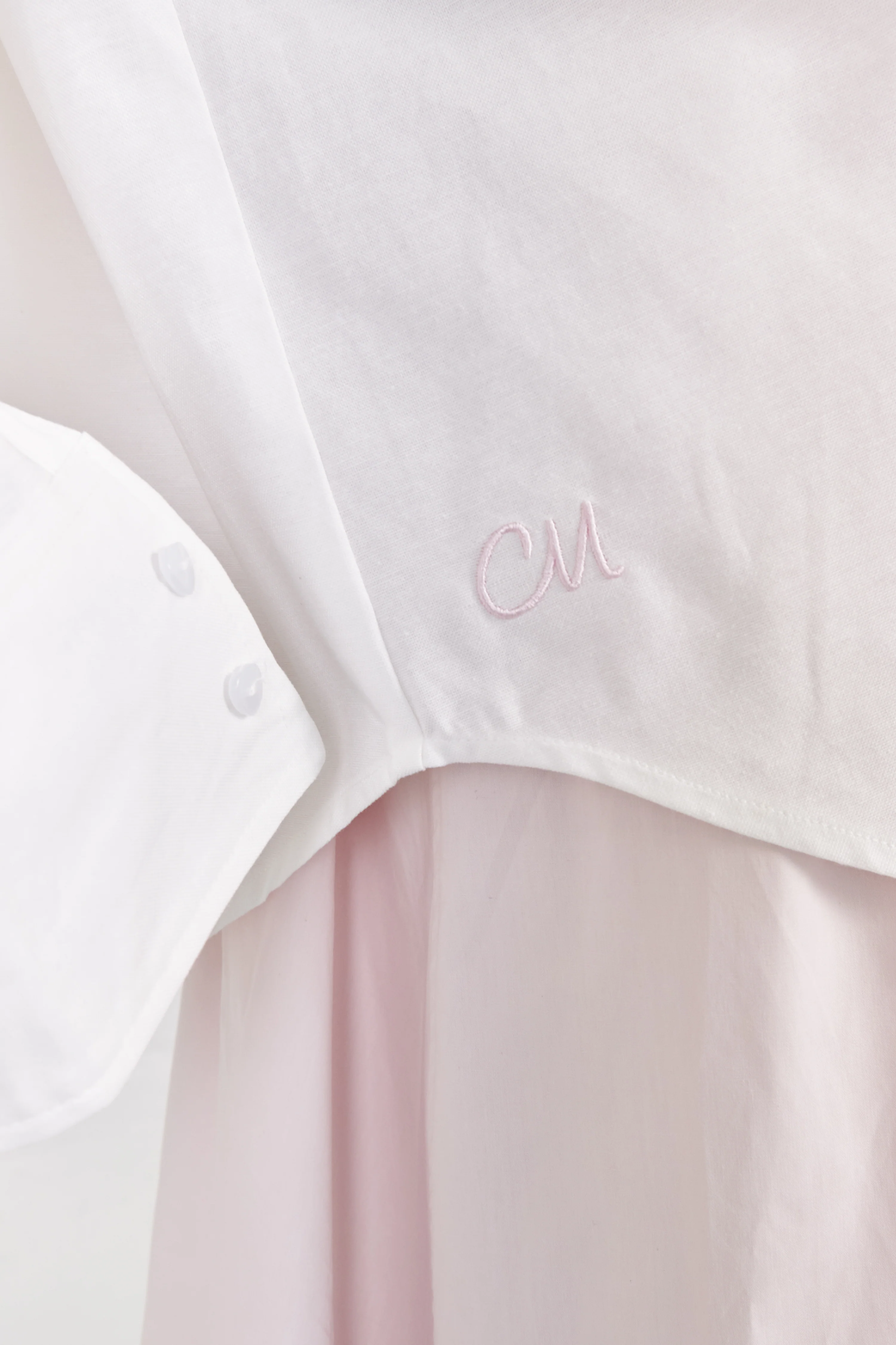 Chemise Ivy Blanc/Rose - Image 6