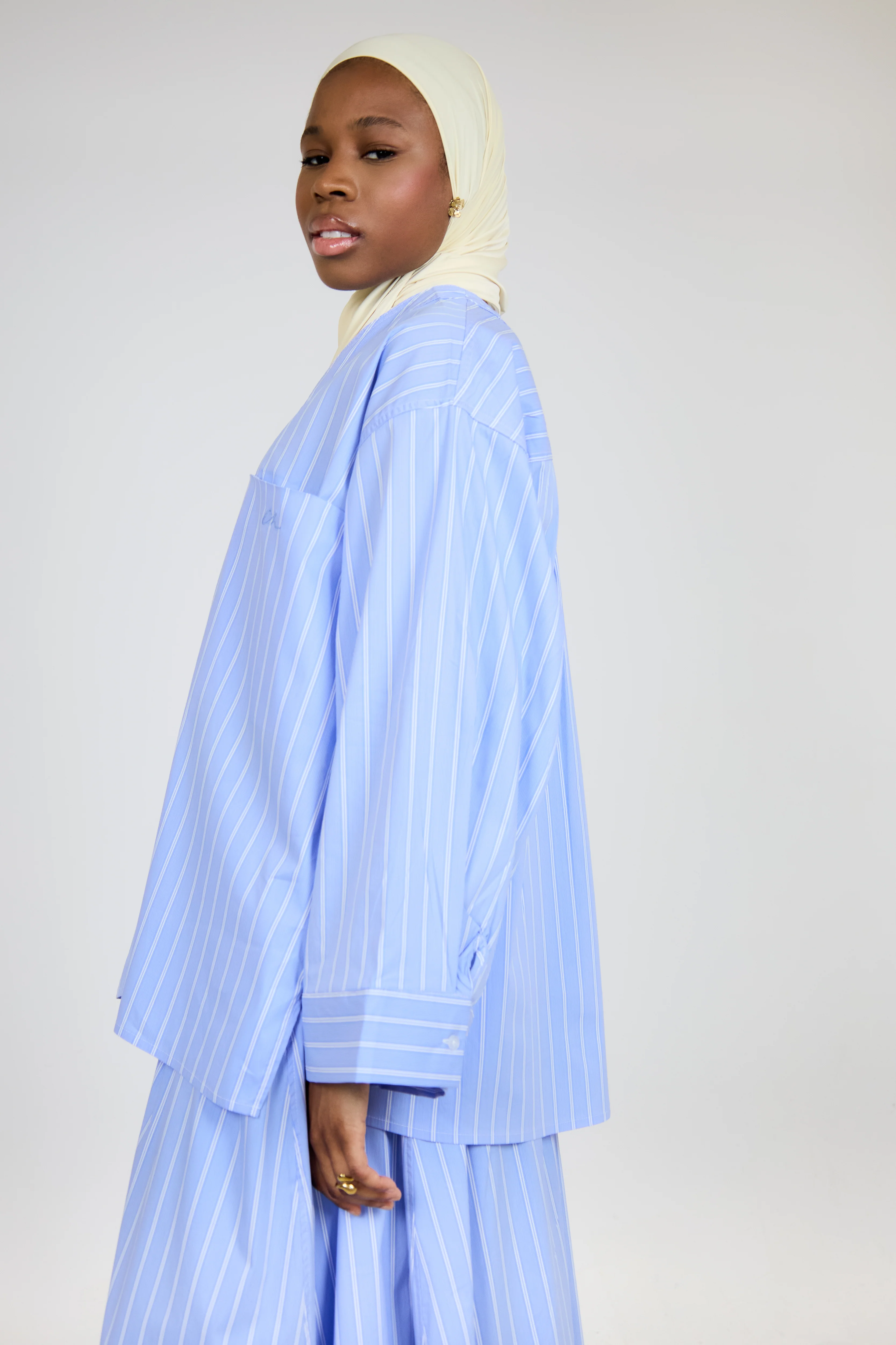Chemise Line Bleu Foncé - Image 4