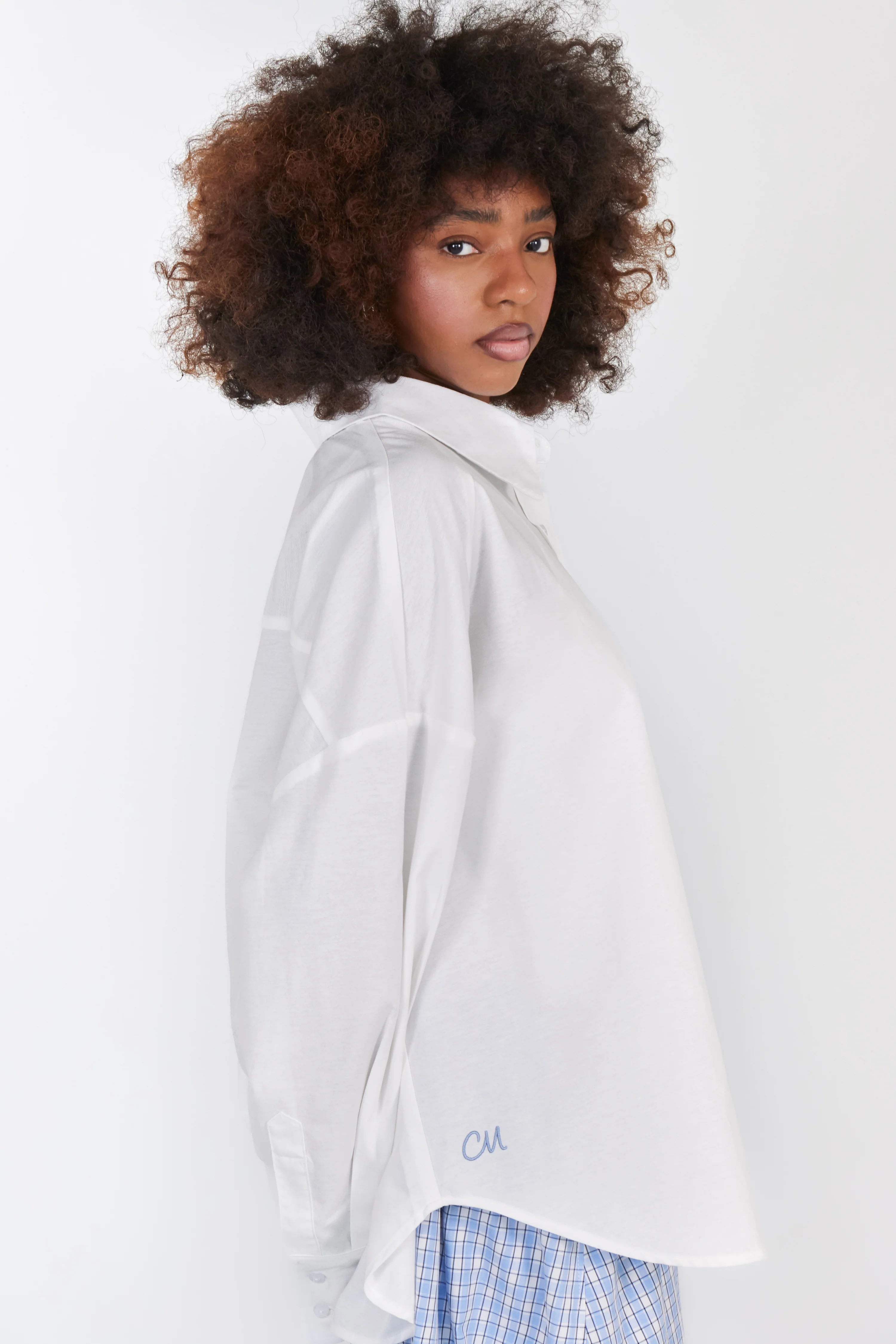 Chemise Ivy Blanc/Bleu - Image 3