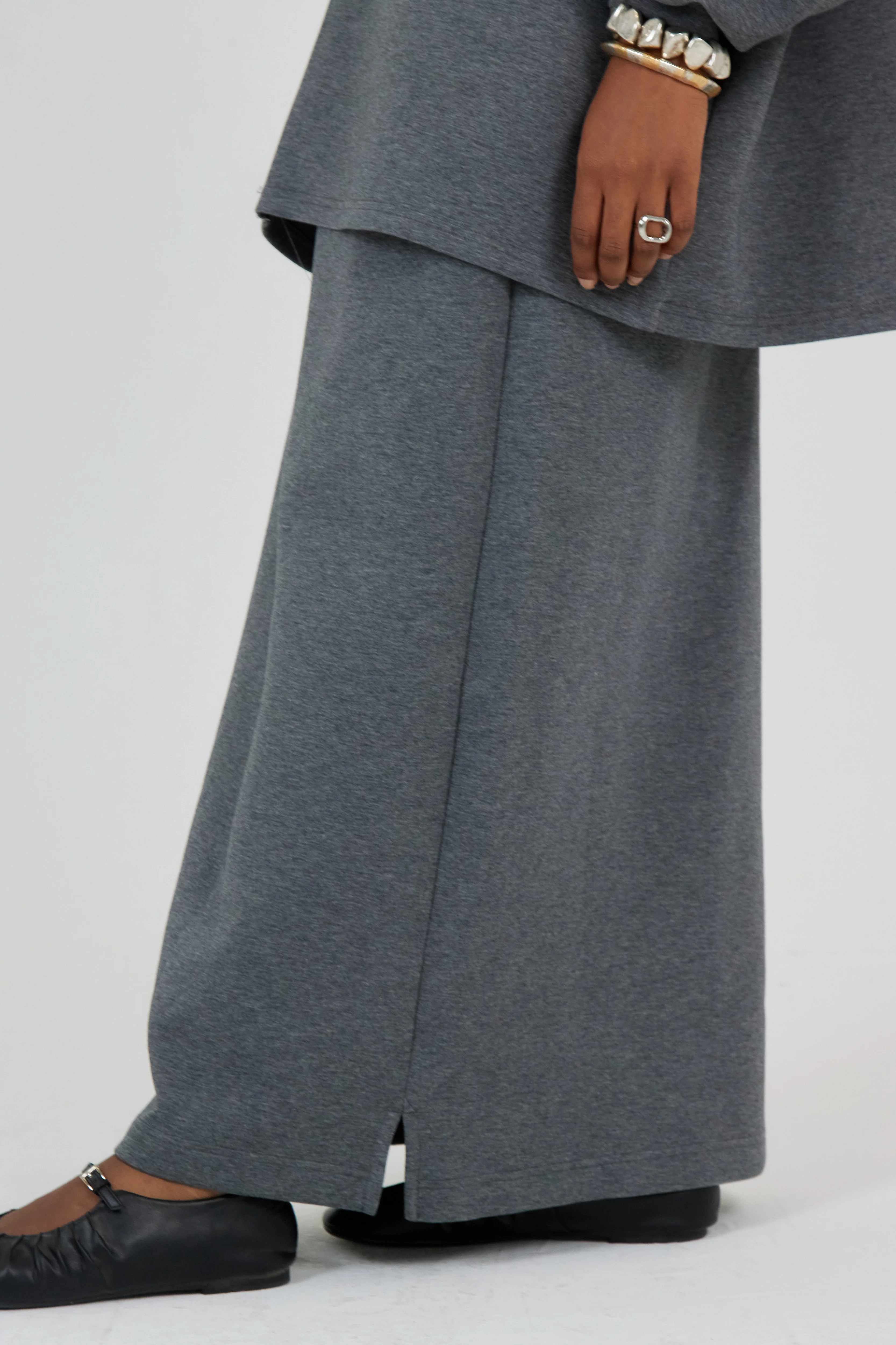 La Jupe Comfy Gris Foncé