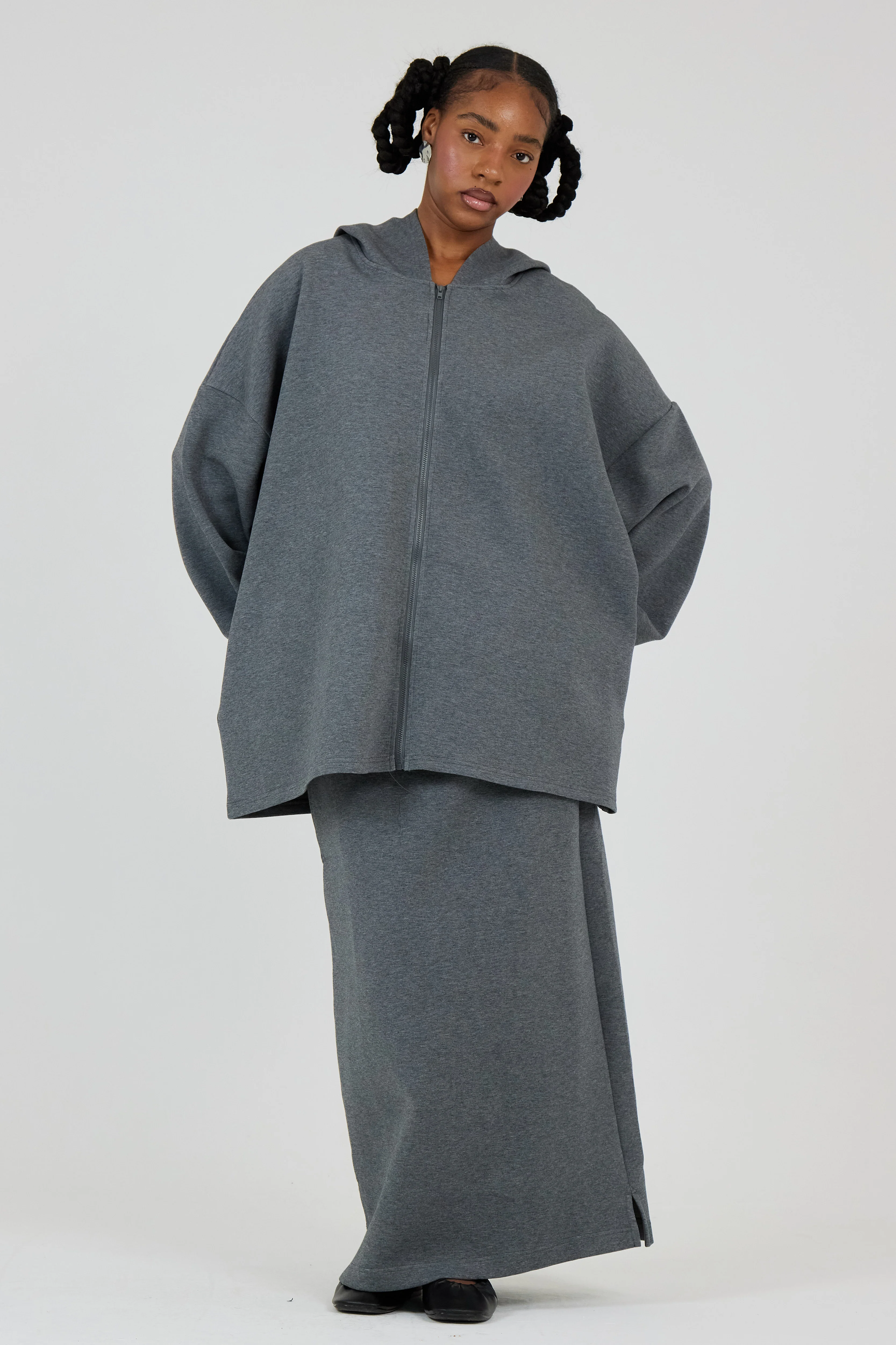 La Jupe Comfy Gris Foncé - Image 3