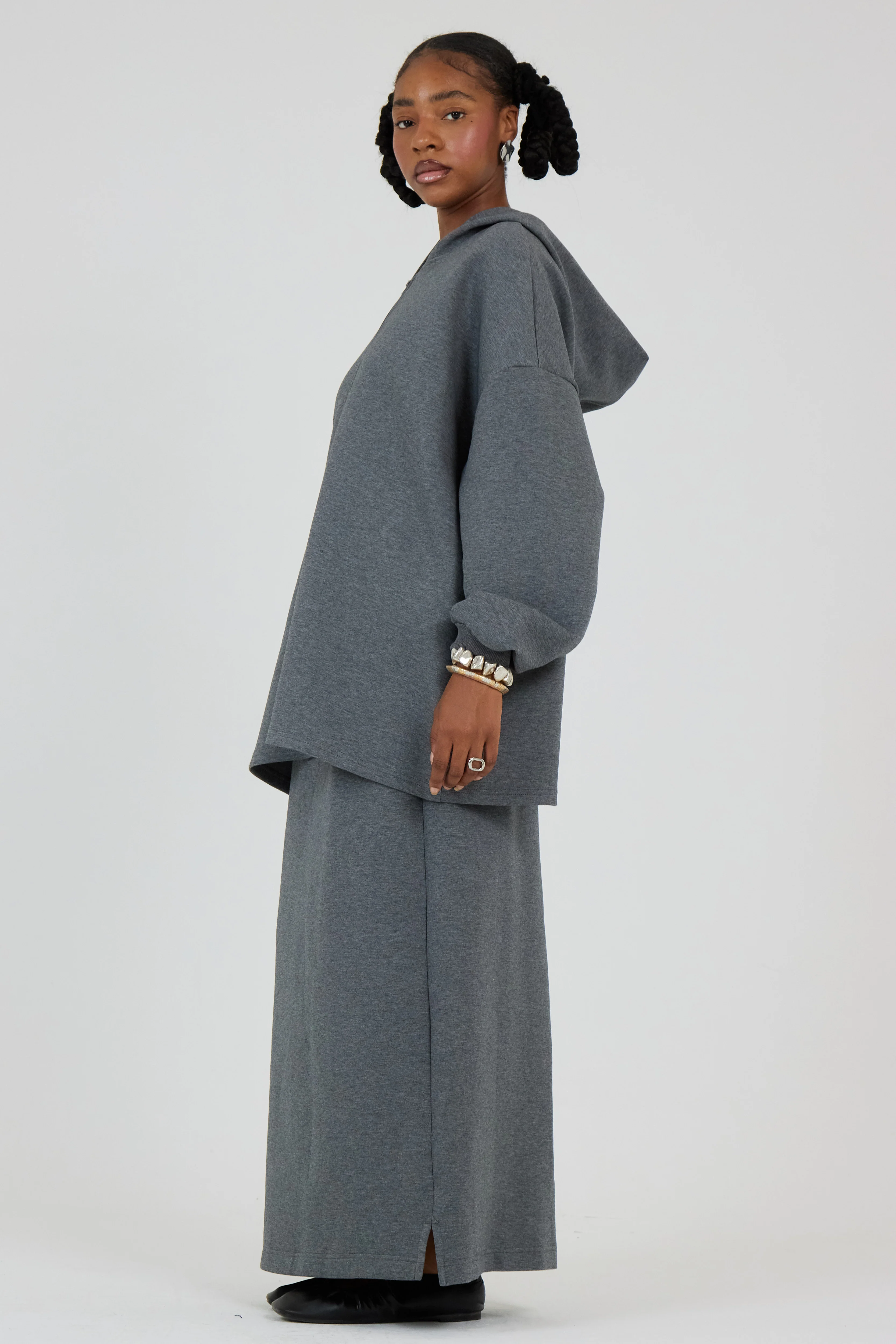 La Jupe Comfy Gris Foncé - Image 4