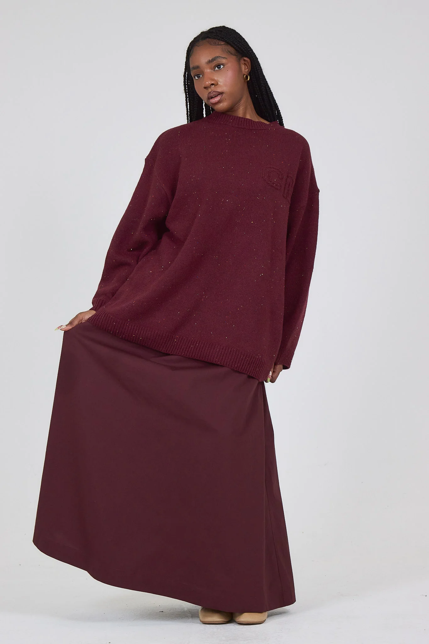 La Jupe Koton Bordeaux - Image 3