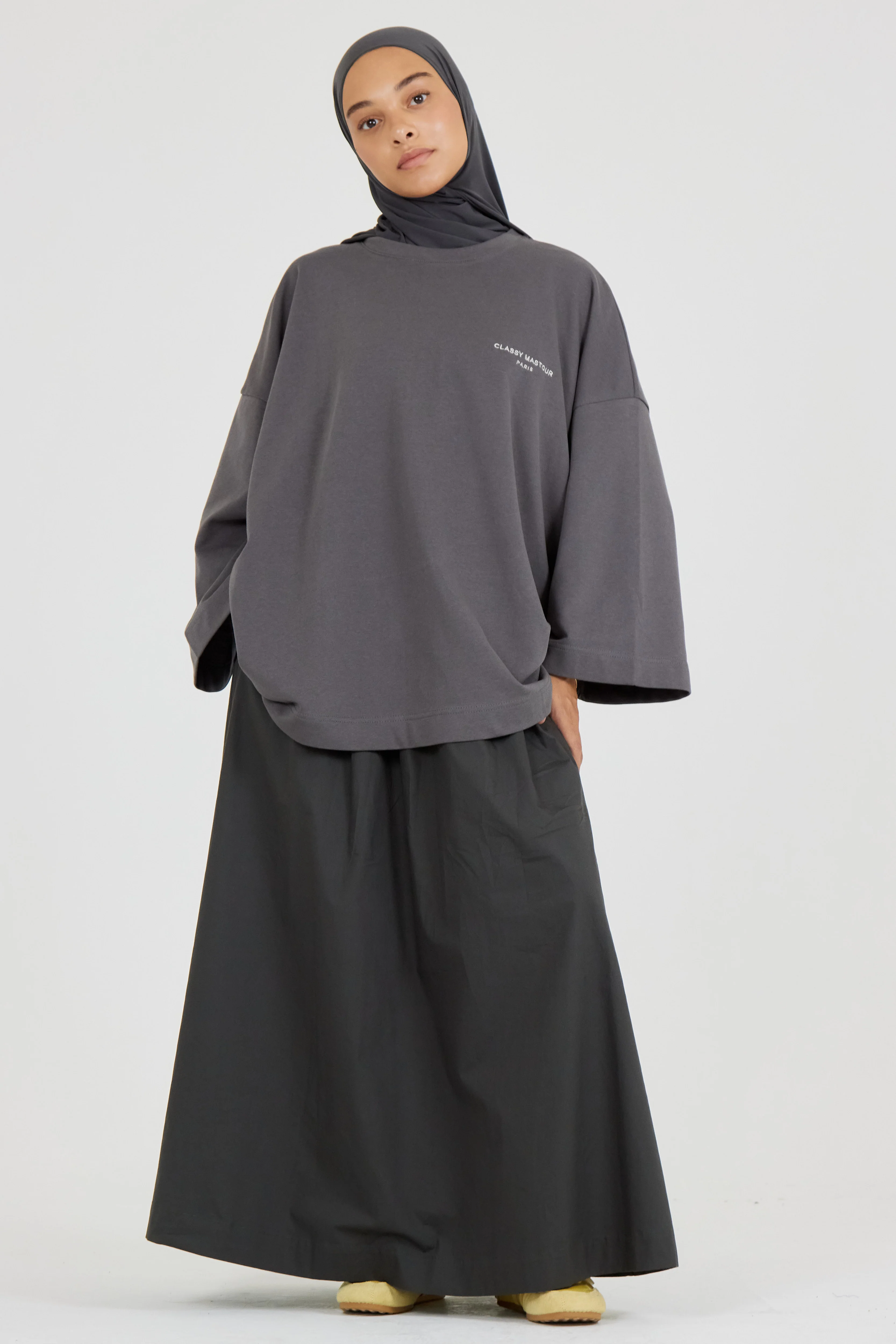 La Jupe Koton Gris anthracite - Image 3