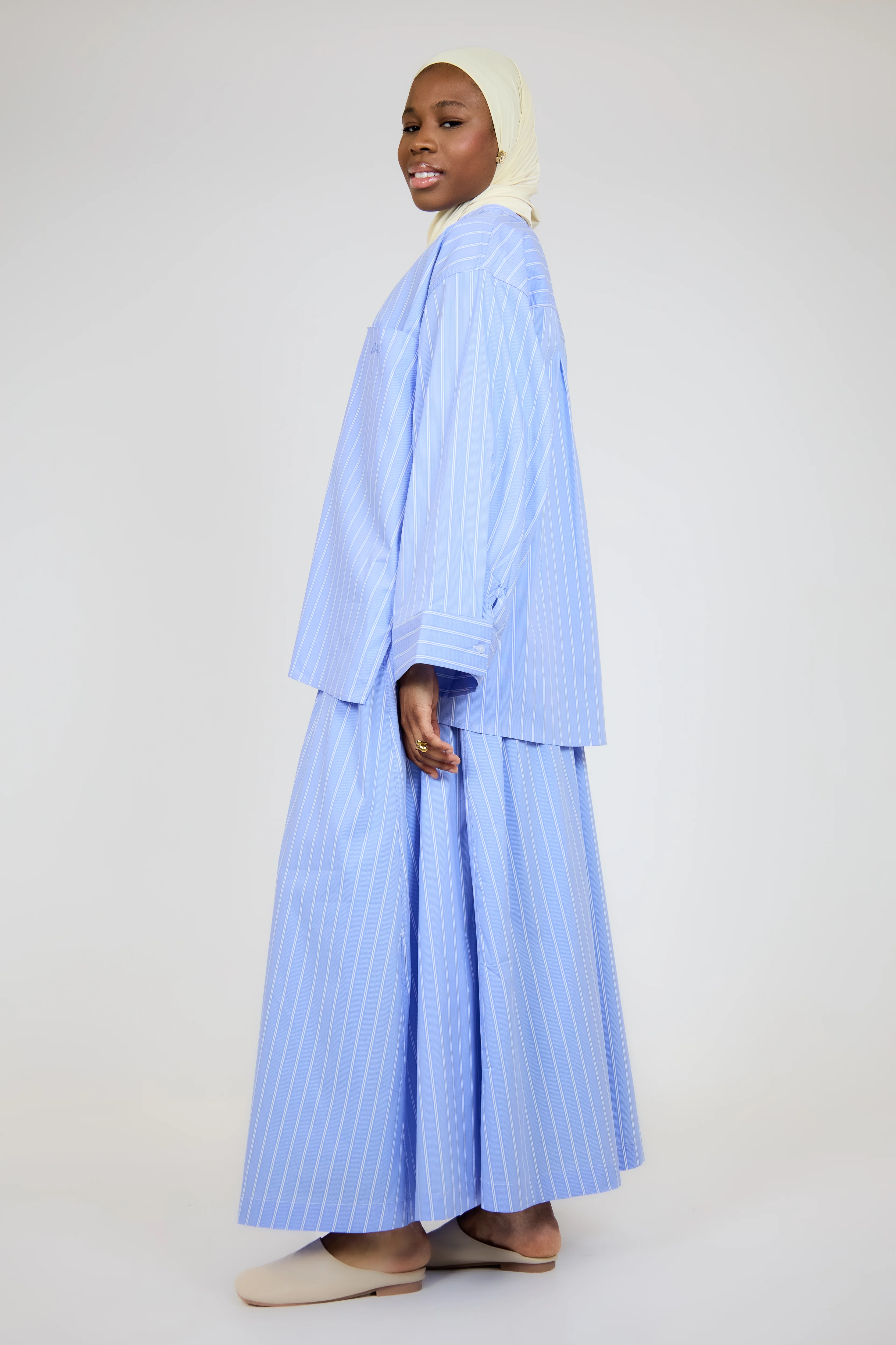 La Jupe Koton Line Bleu Foncé - Image 3