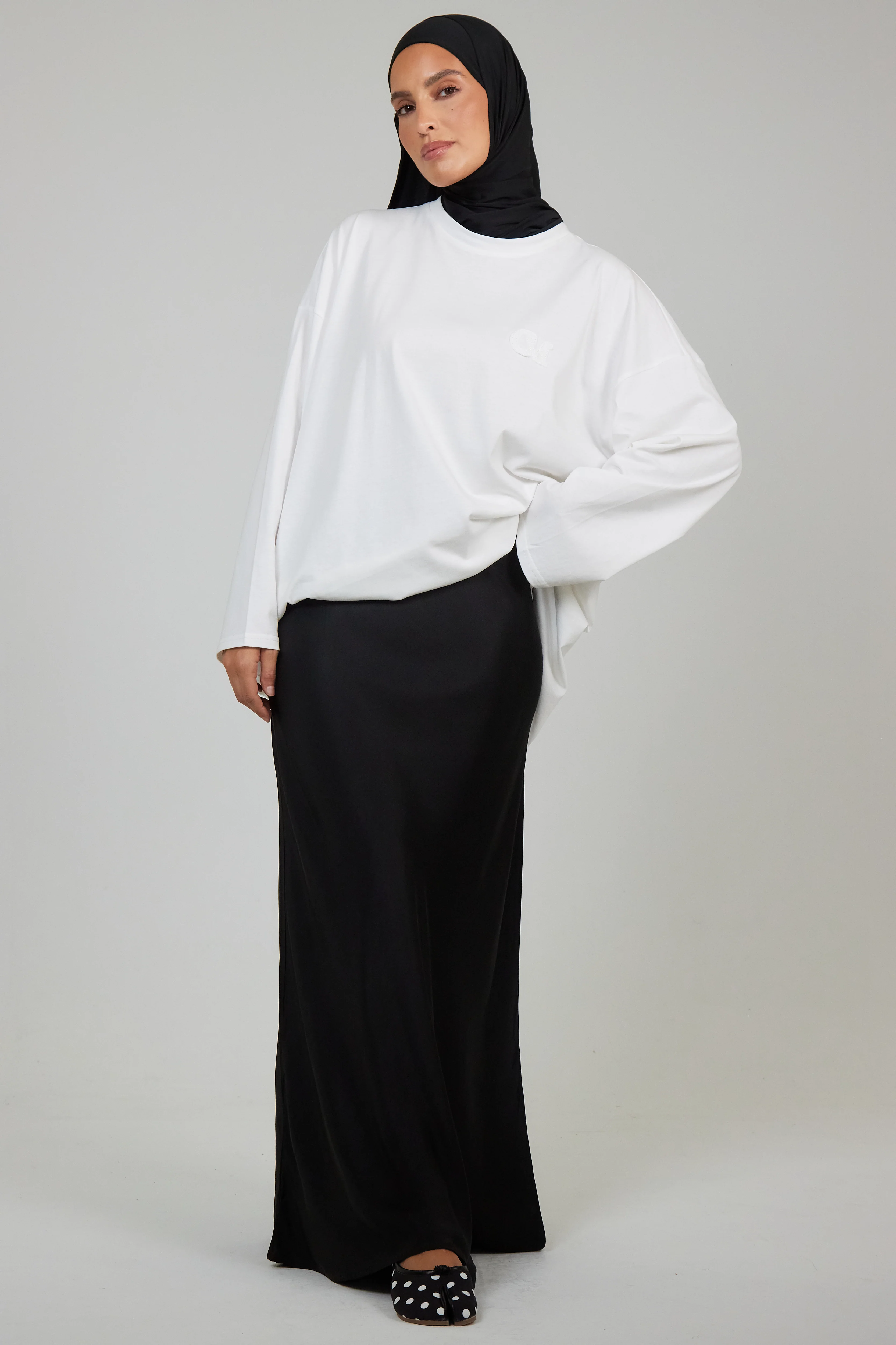 La Jupe Satin Noir - Image 3