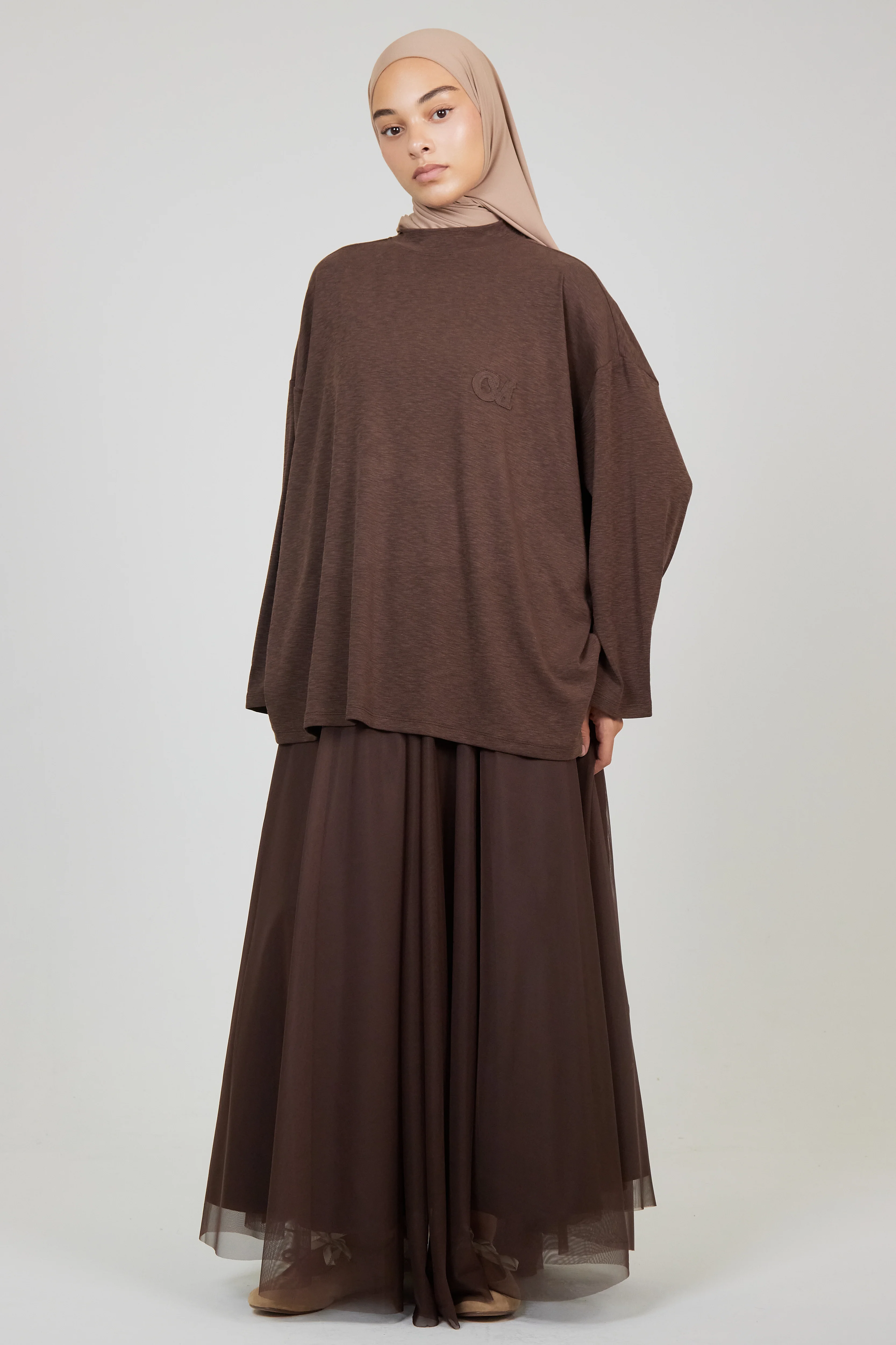 La Jupe Tulle Brun - Image 3