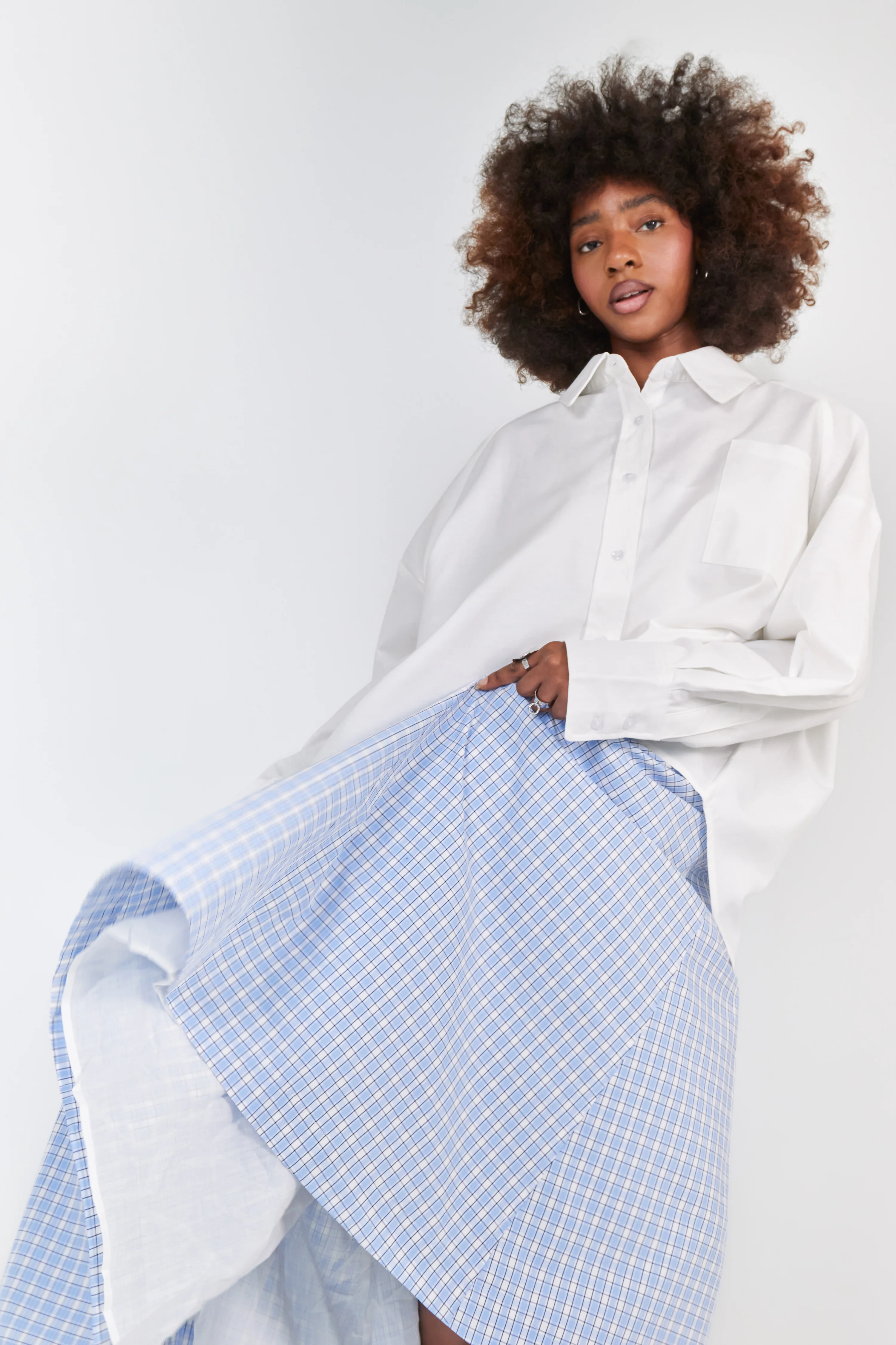 La Jupe Vichy Bleu - Image 2