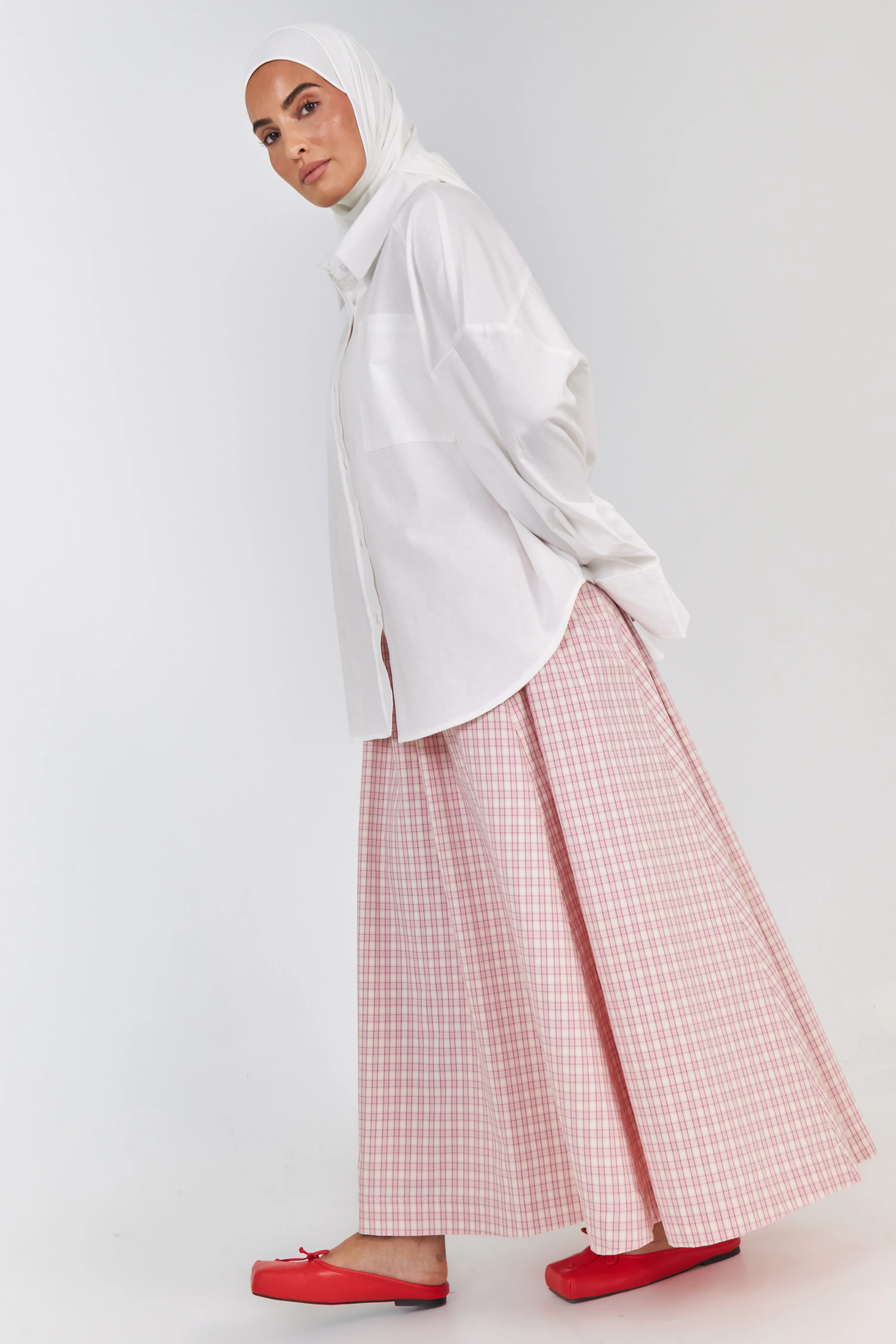 La Jupe Vichy Rose