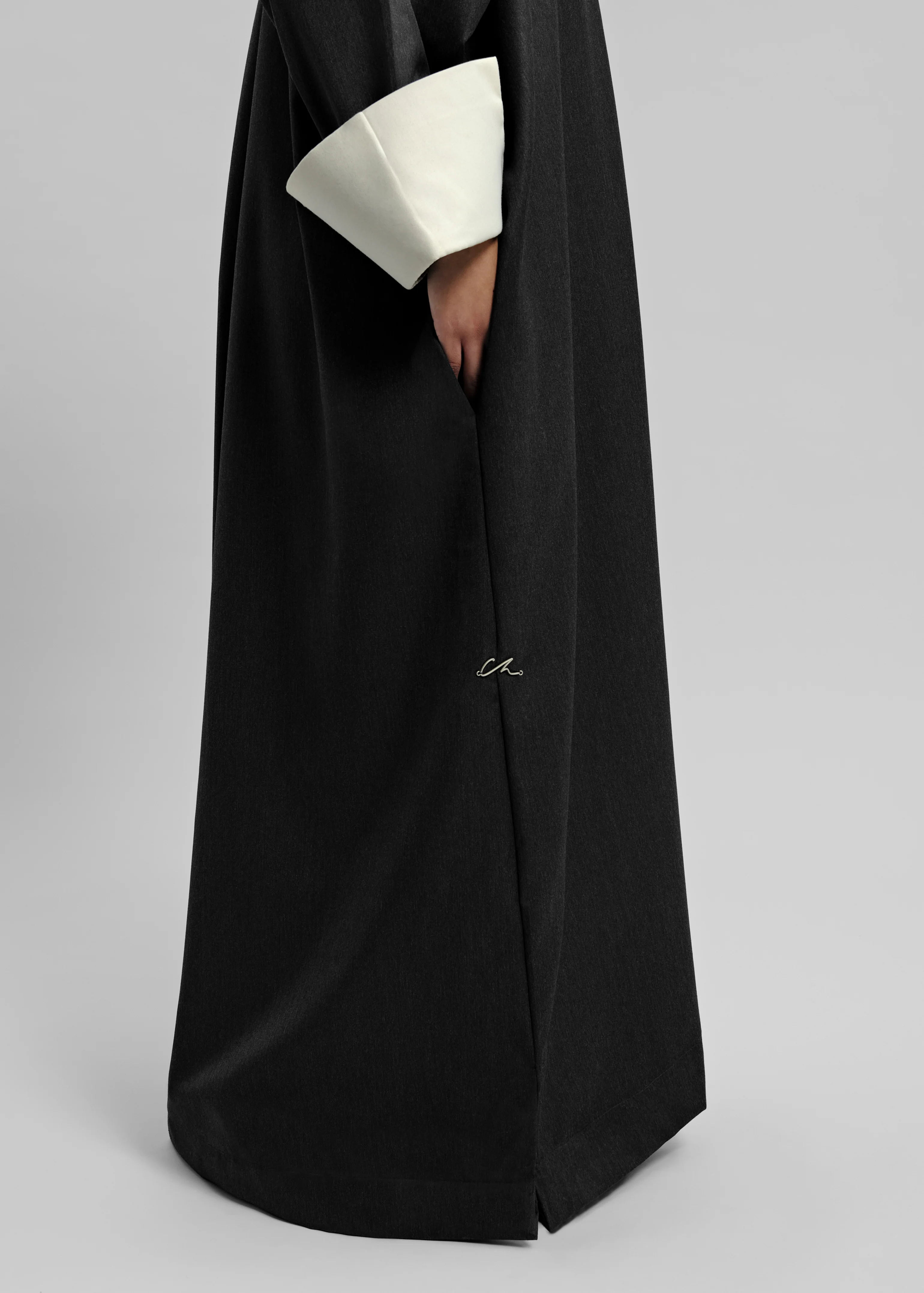 La Robe Qamar Gris anthracite - Image 4