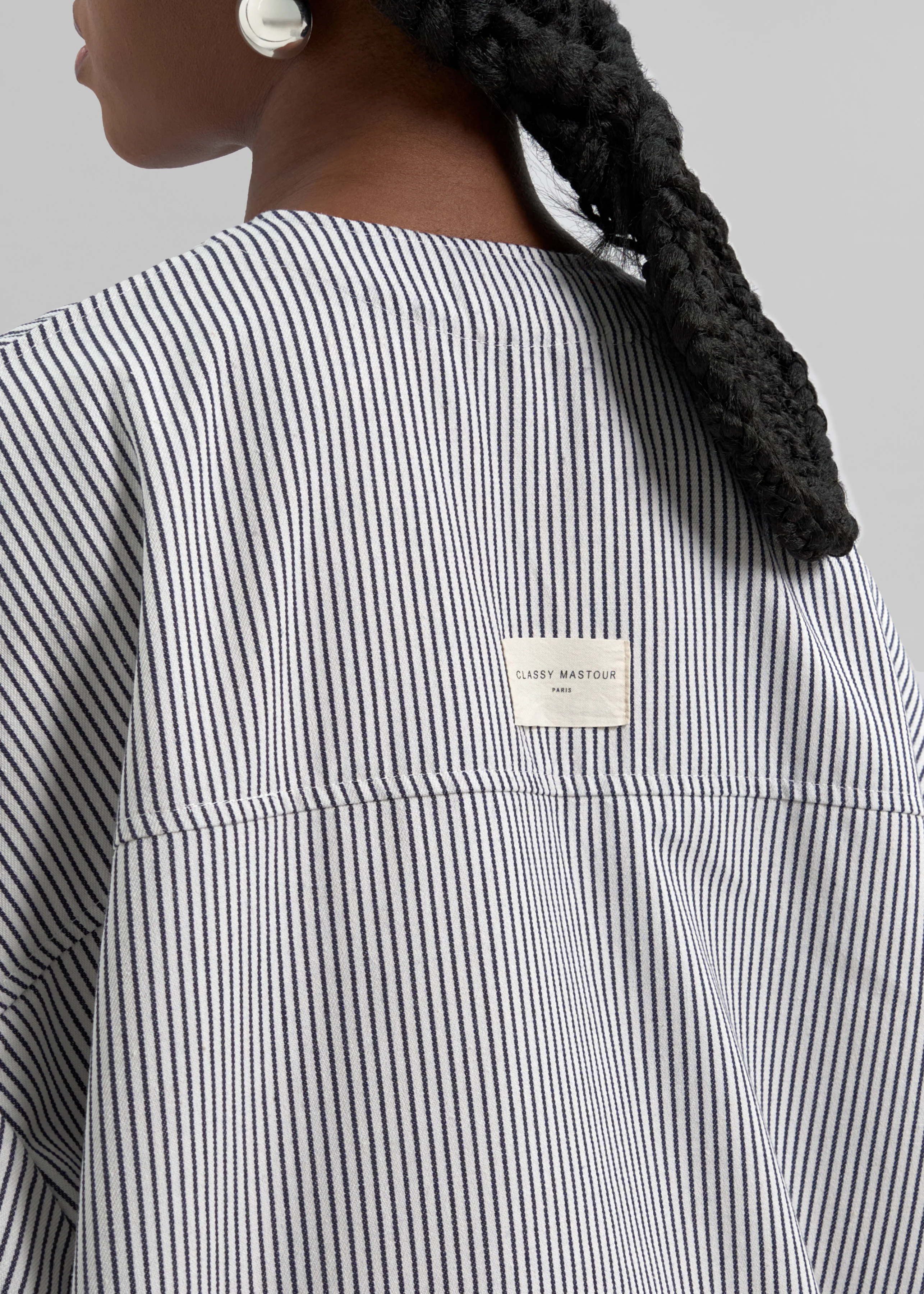 La Veste Atelier Rayée Écru - Image 3
