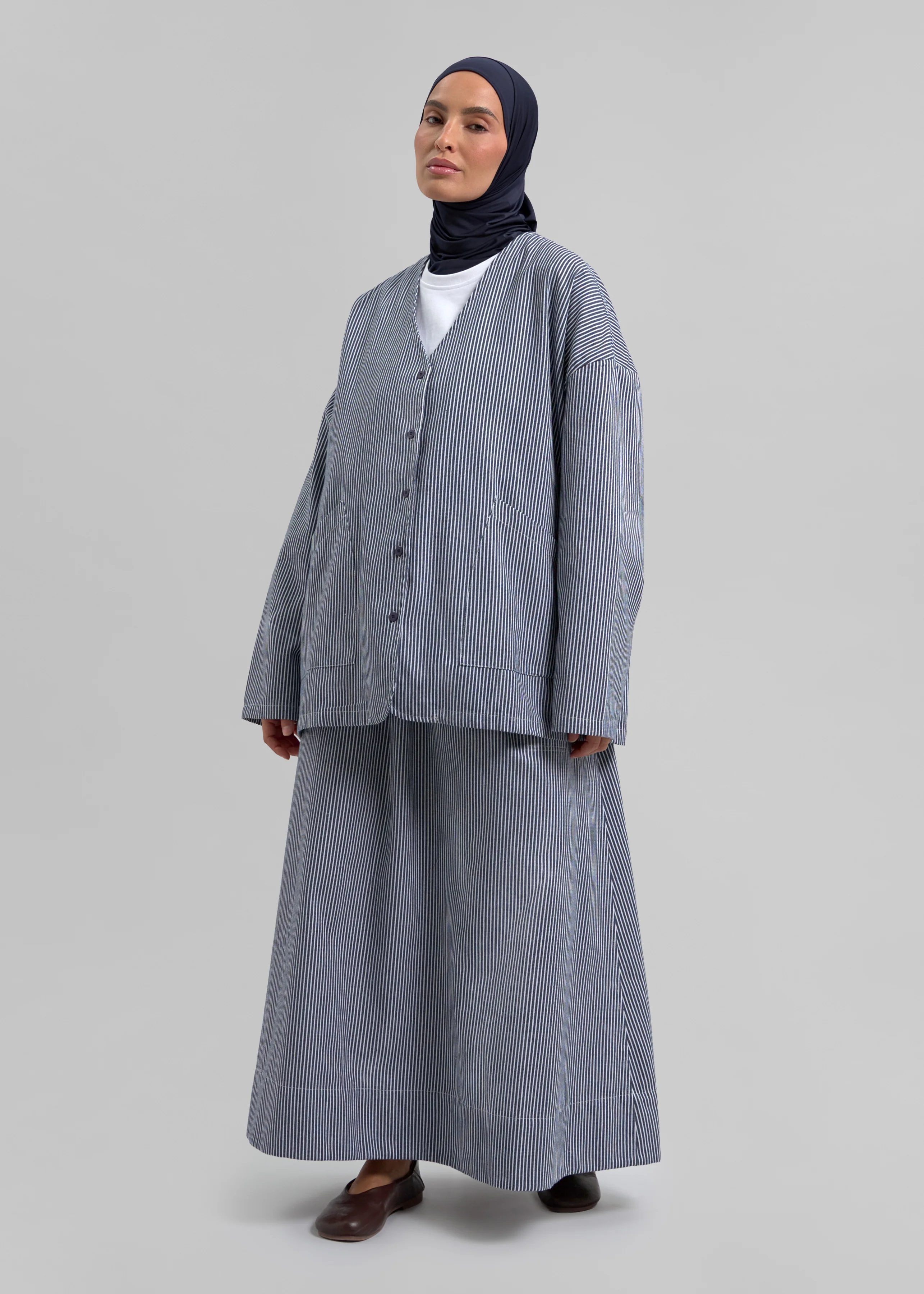 La Veste Atelier Rayée Bleu nuit
