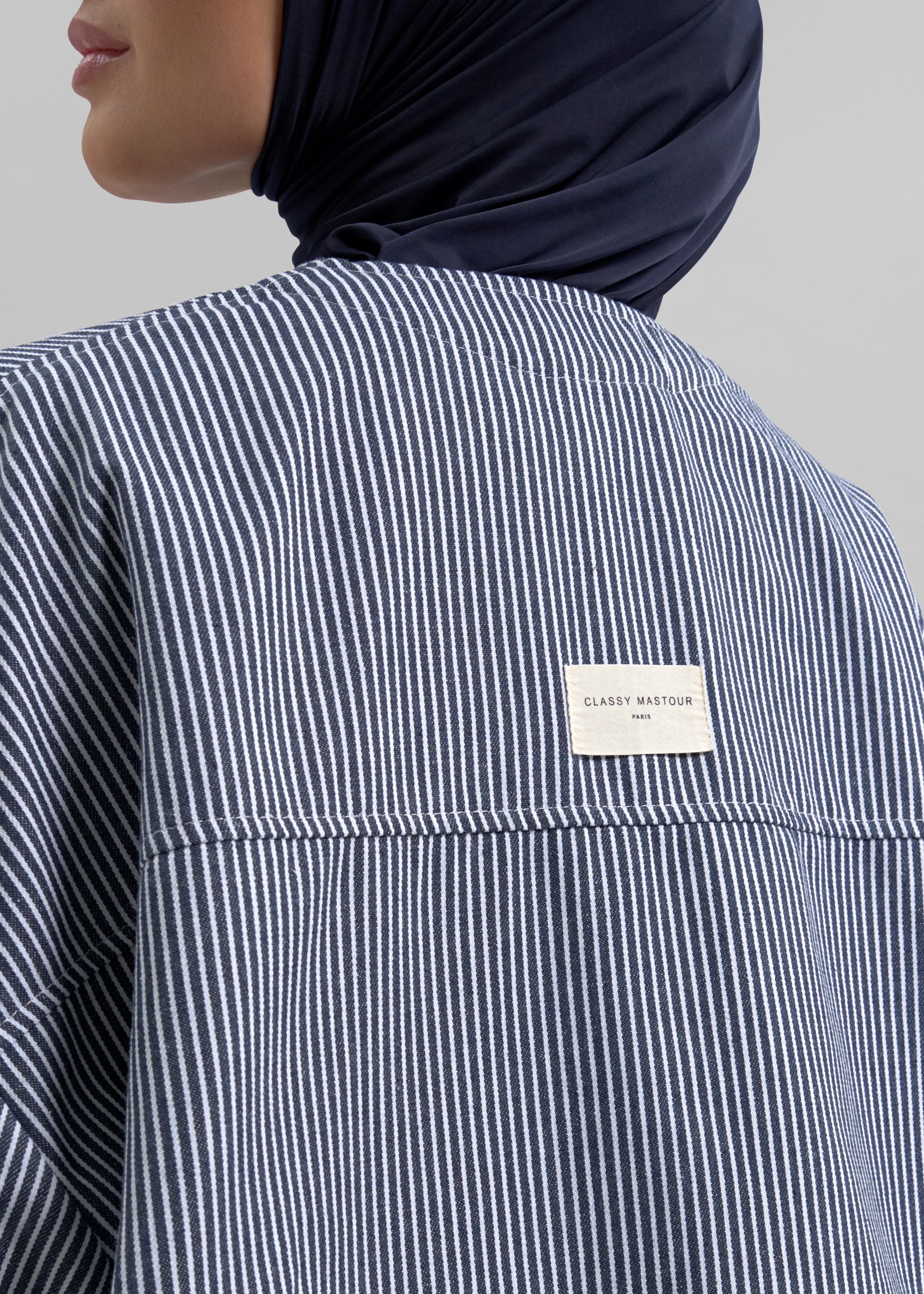 La Veste Atelier Rayée Bleu nuit - Image 4