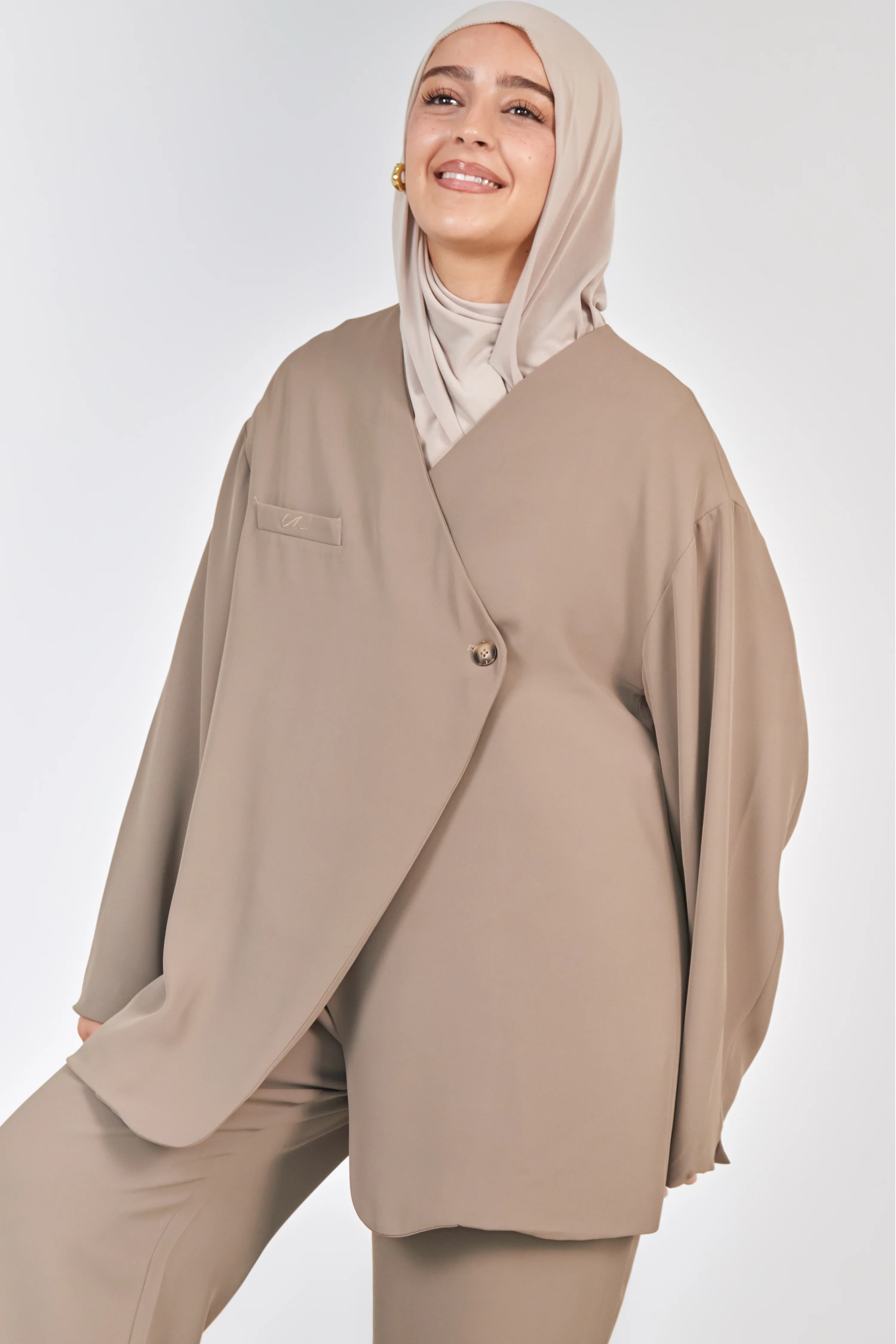 La Veste Classy Taupe - Image 3