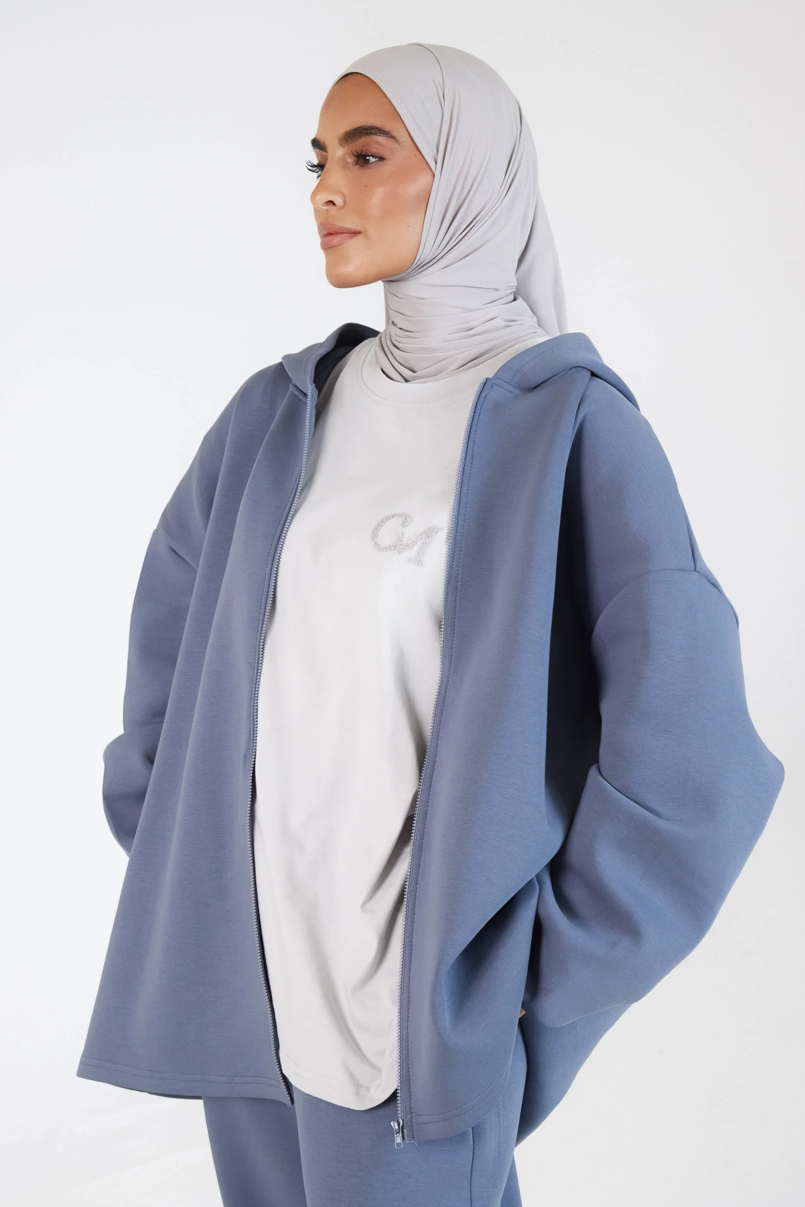 La Veste Comfy Bleu Délavé - Image 4
