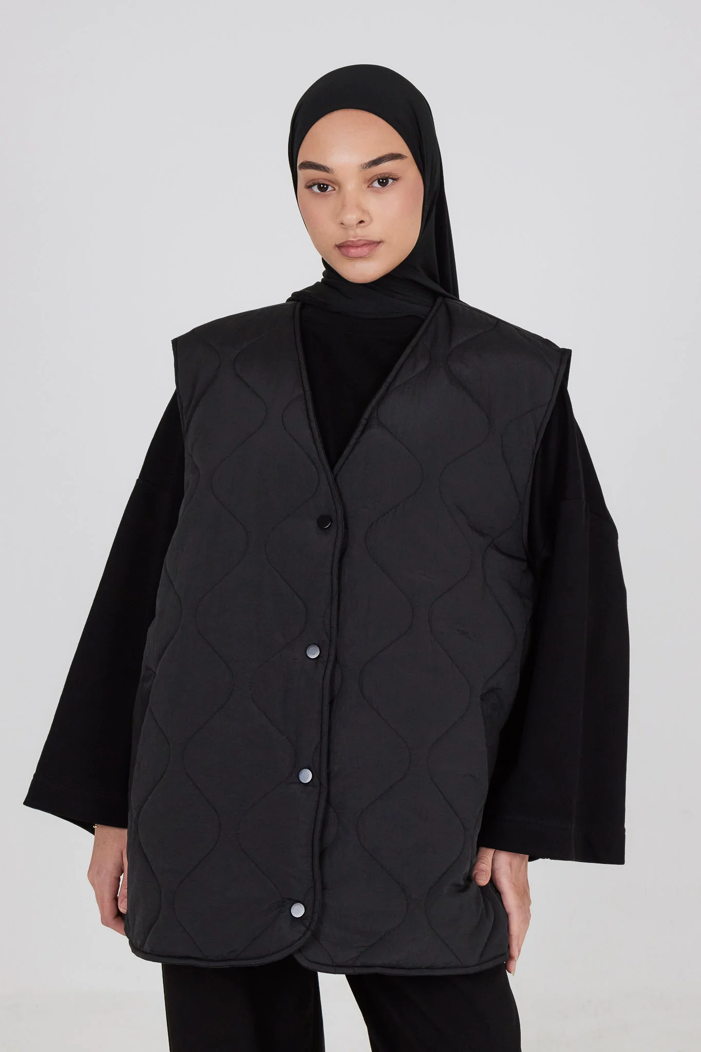 La Veste Matelassée Noir