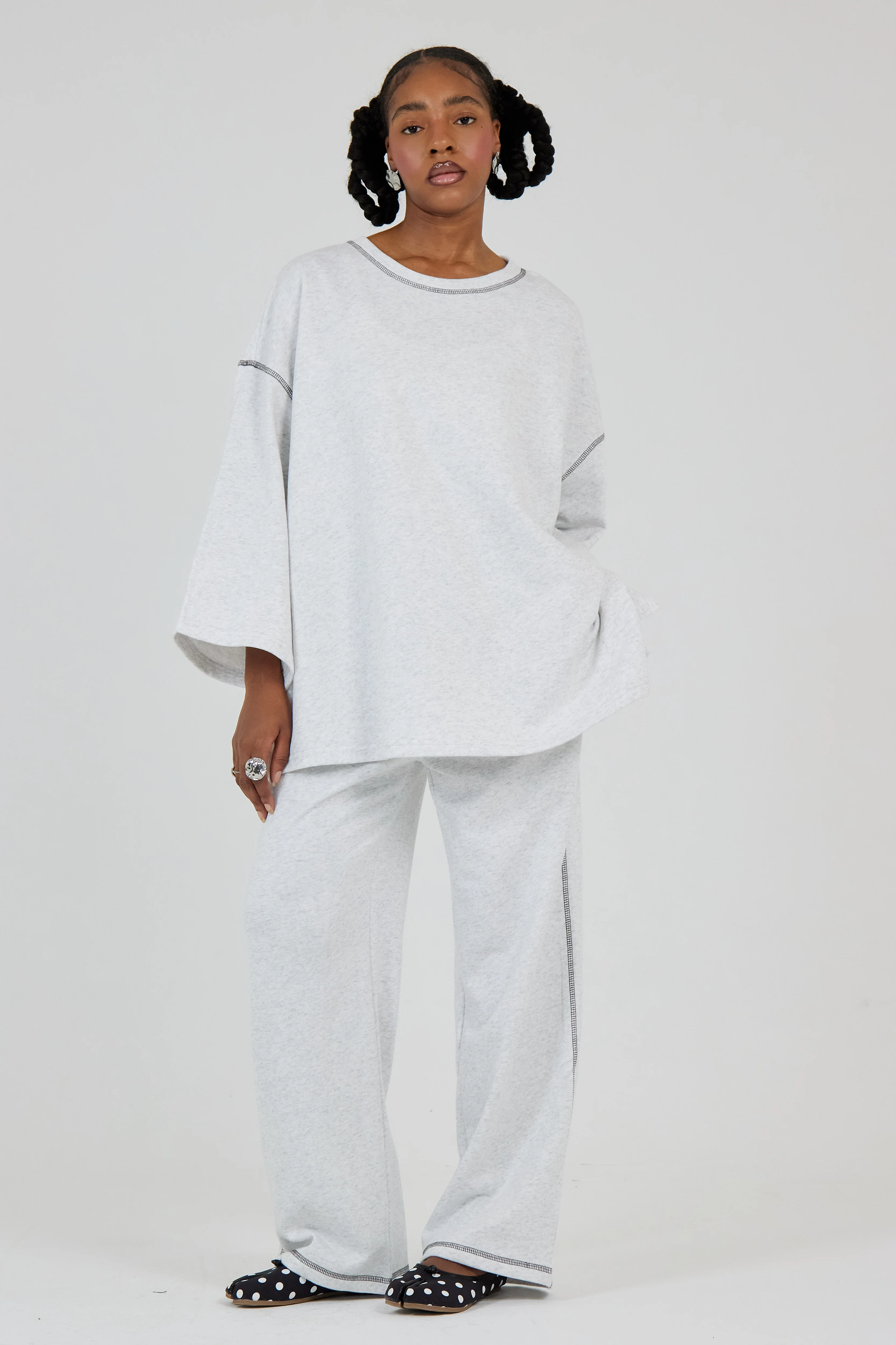 Le Pantalon Essential Gris clair - Image 2
