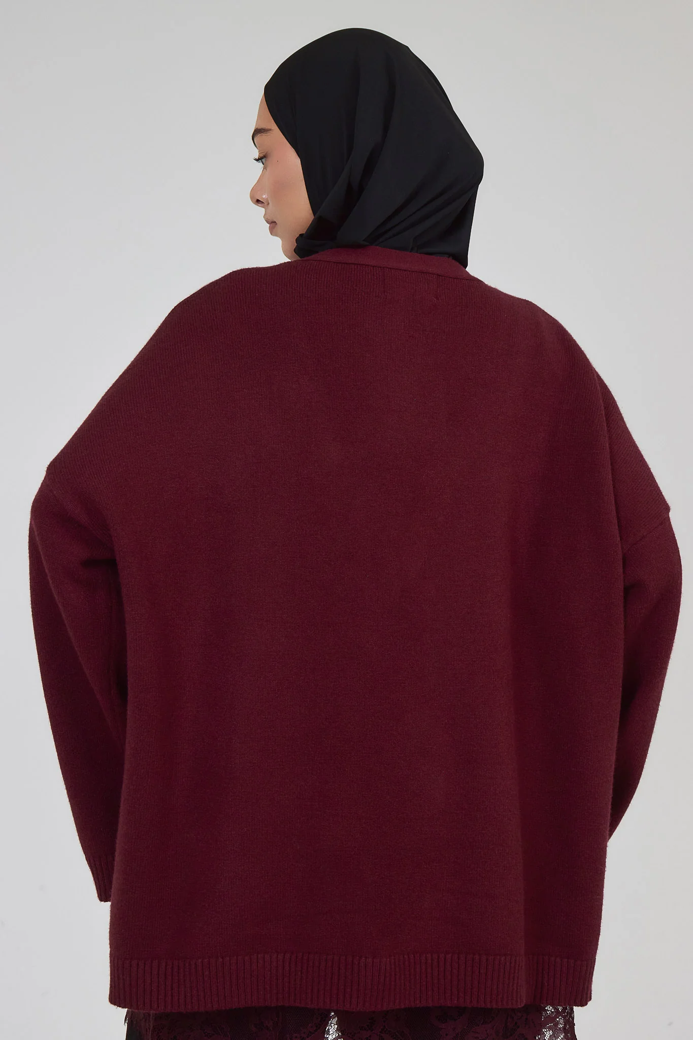 Le Cardigan Bordeaux - Image 3