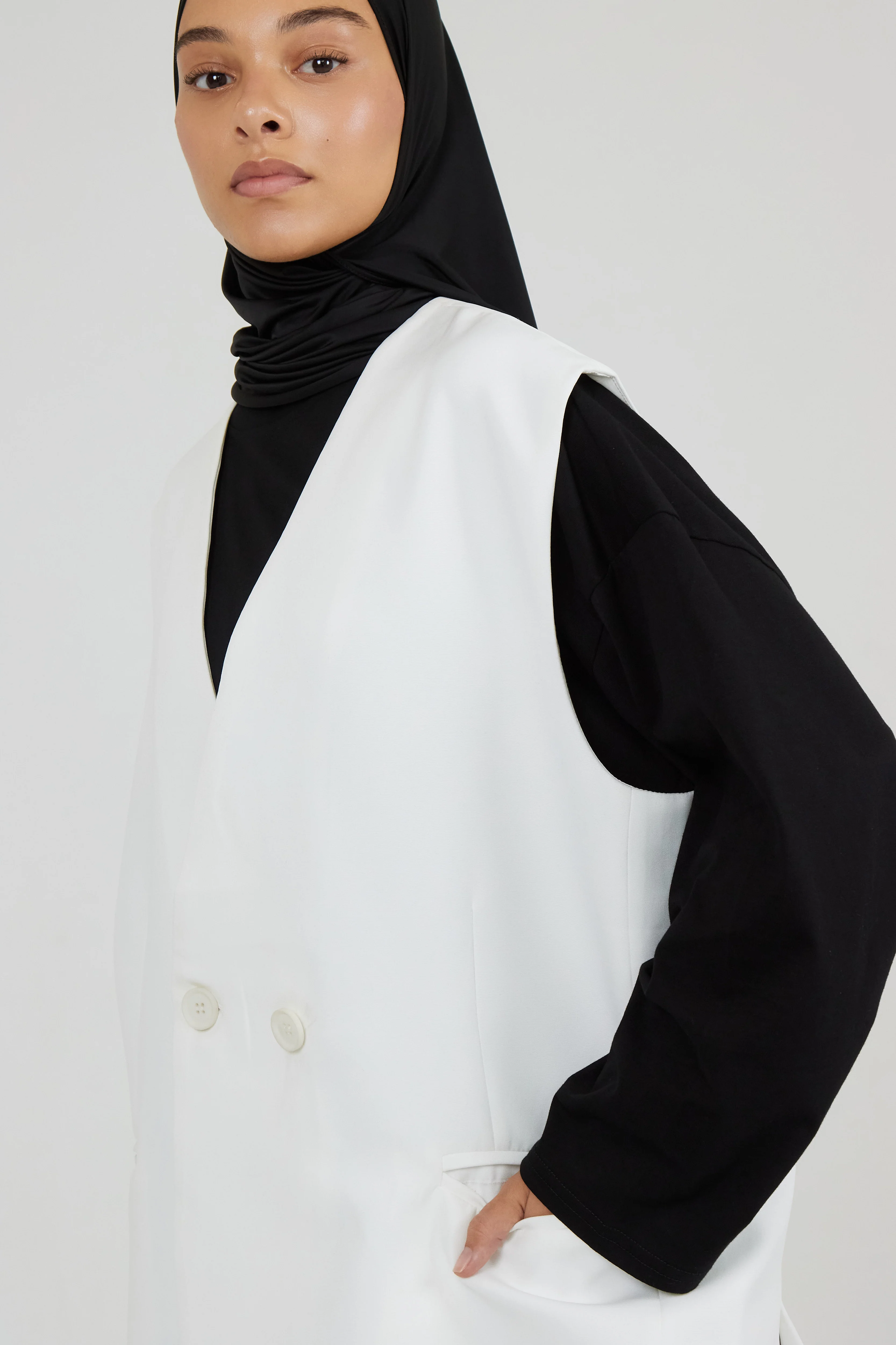 Le Gilet City Blanc - Image 4