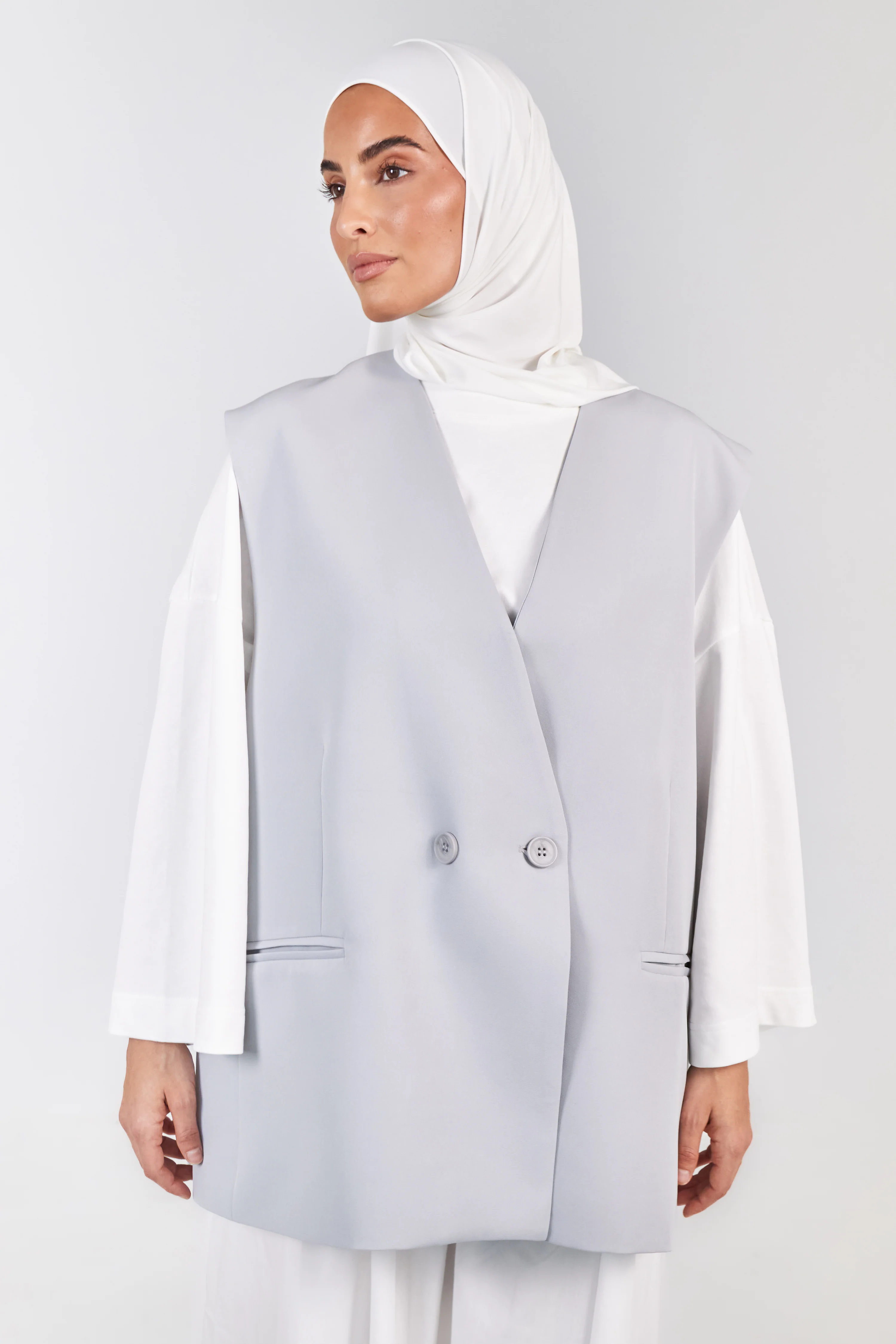 Le Gilet City Bleu Clair - Image 3