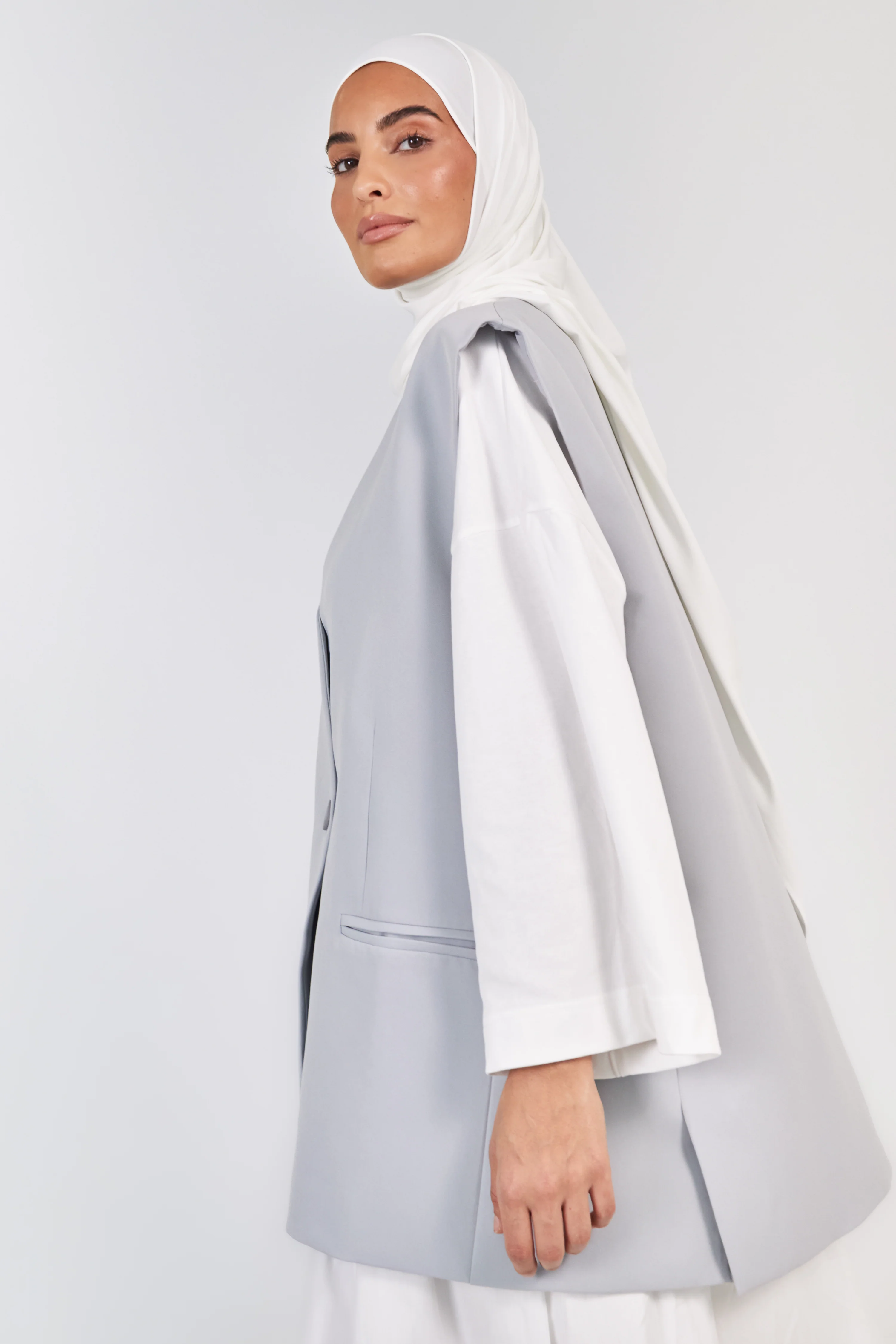 Le Gilet City Bleu Clair - Image 4