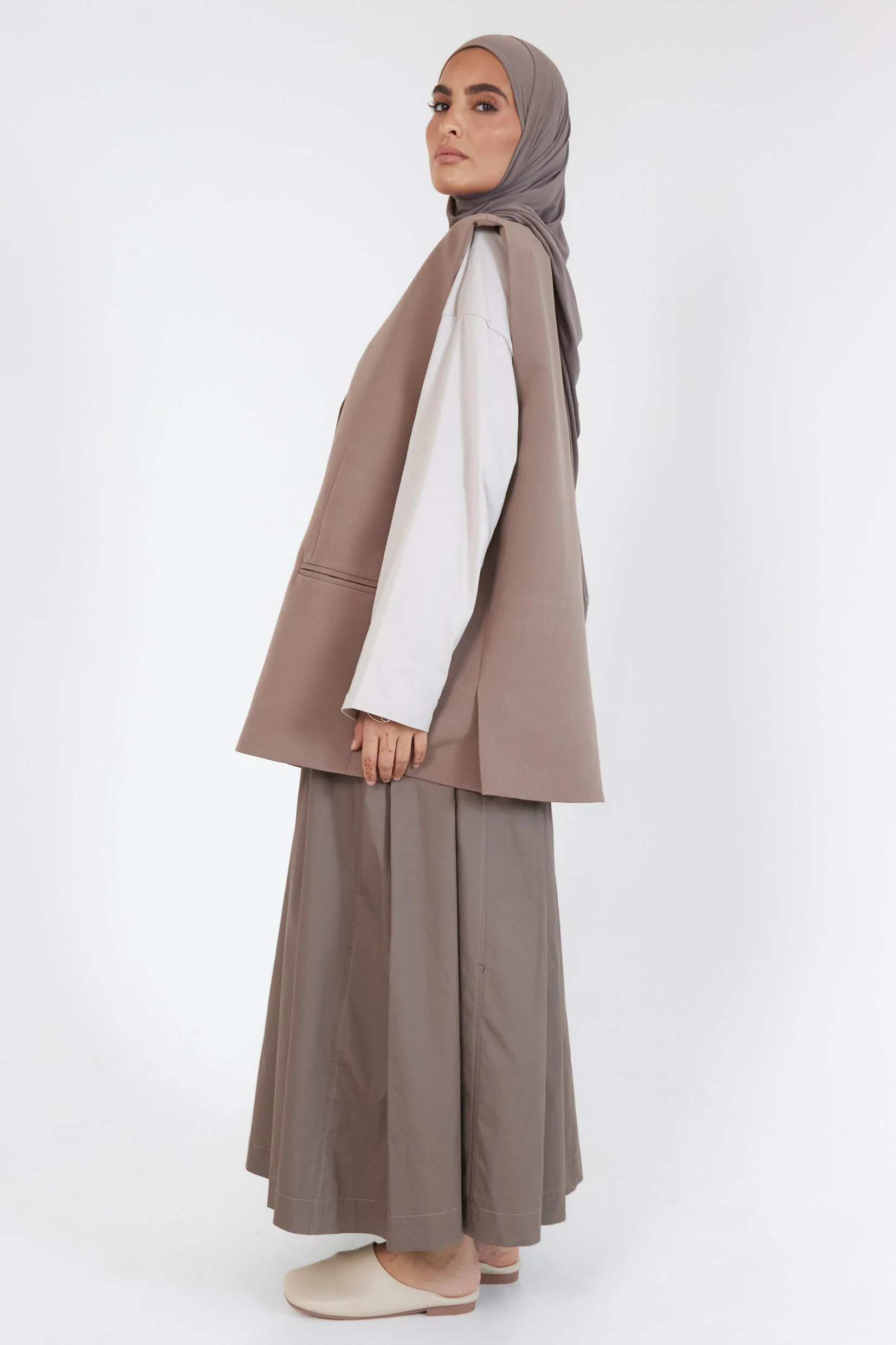 Le Gilet City Mocca - Image 6