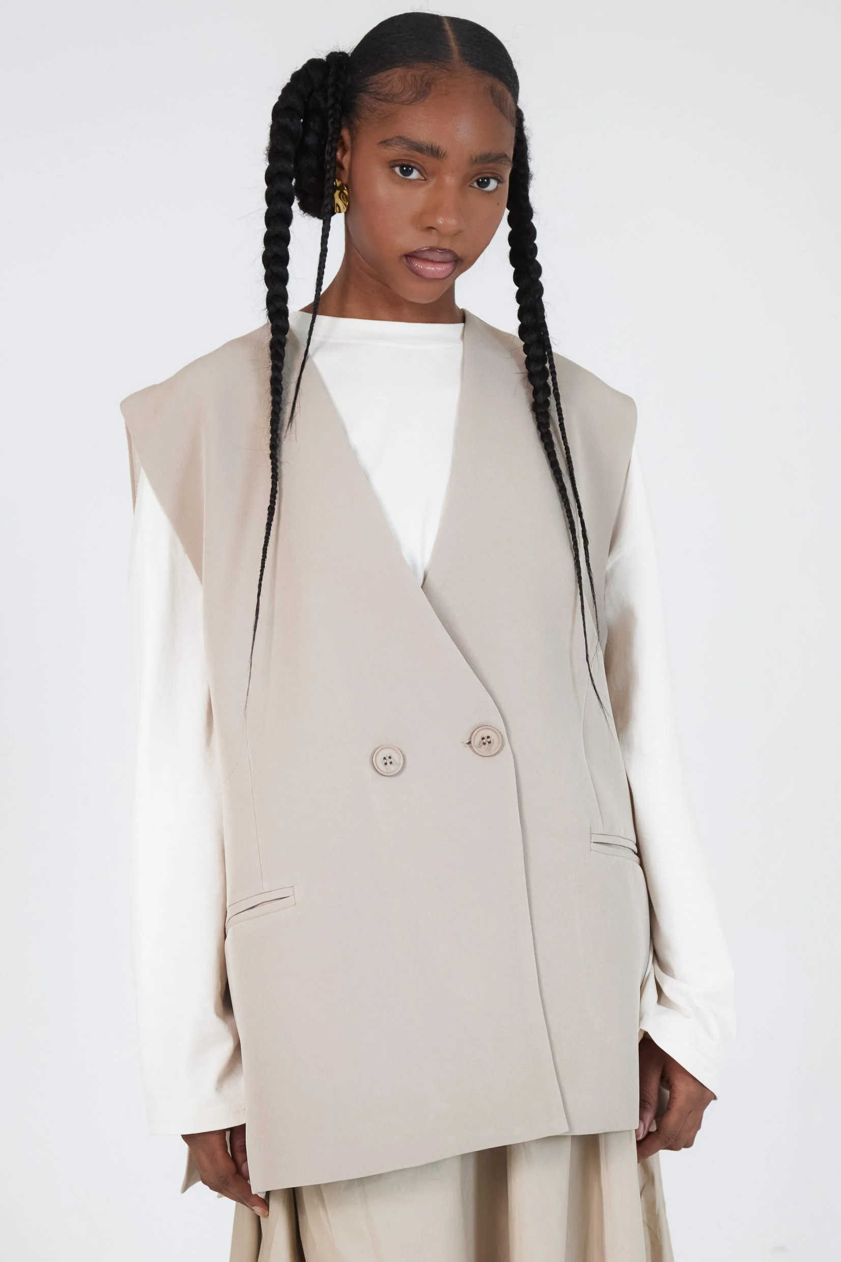 Le Gilet City Taupe - Image 5