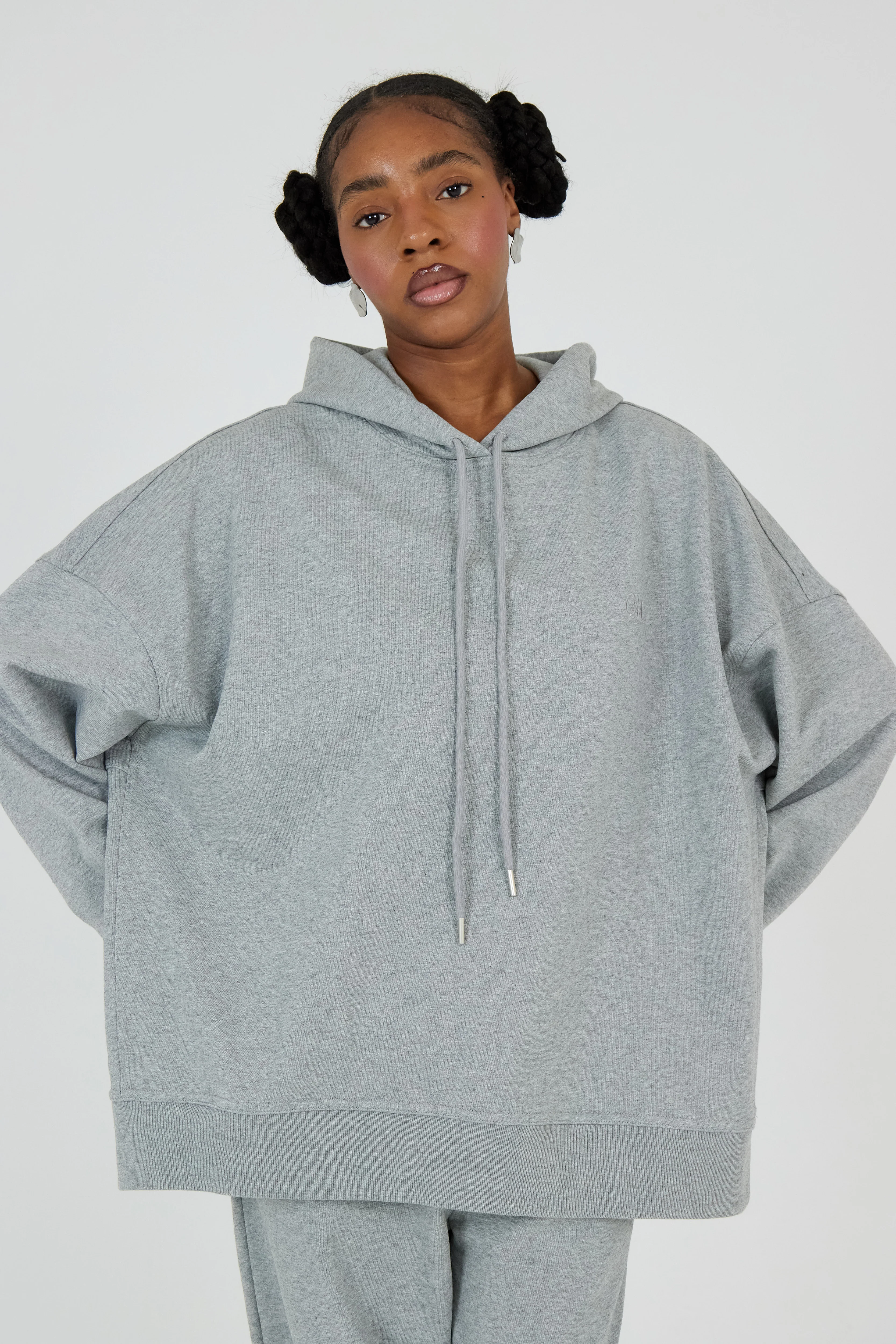 Le Hoodie Gris Chiné - Image 2