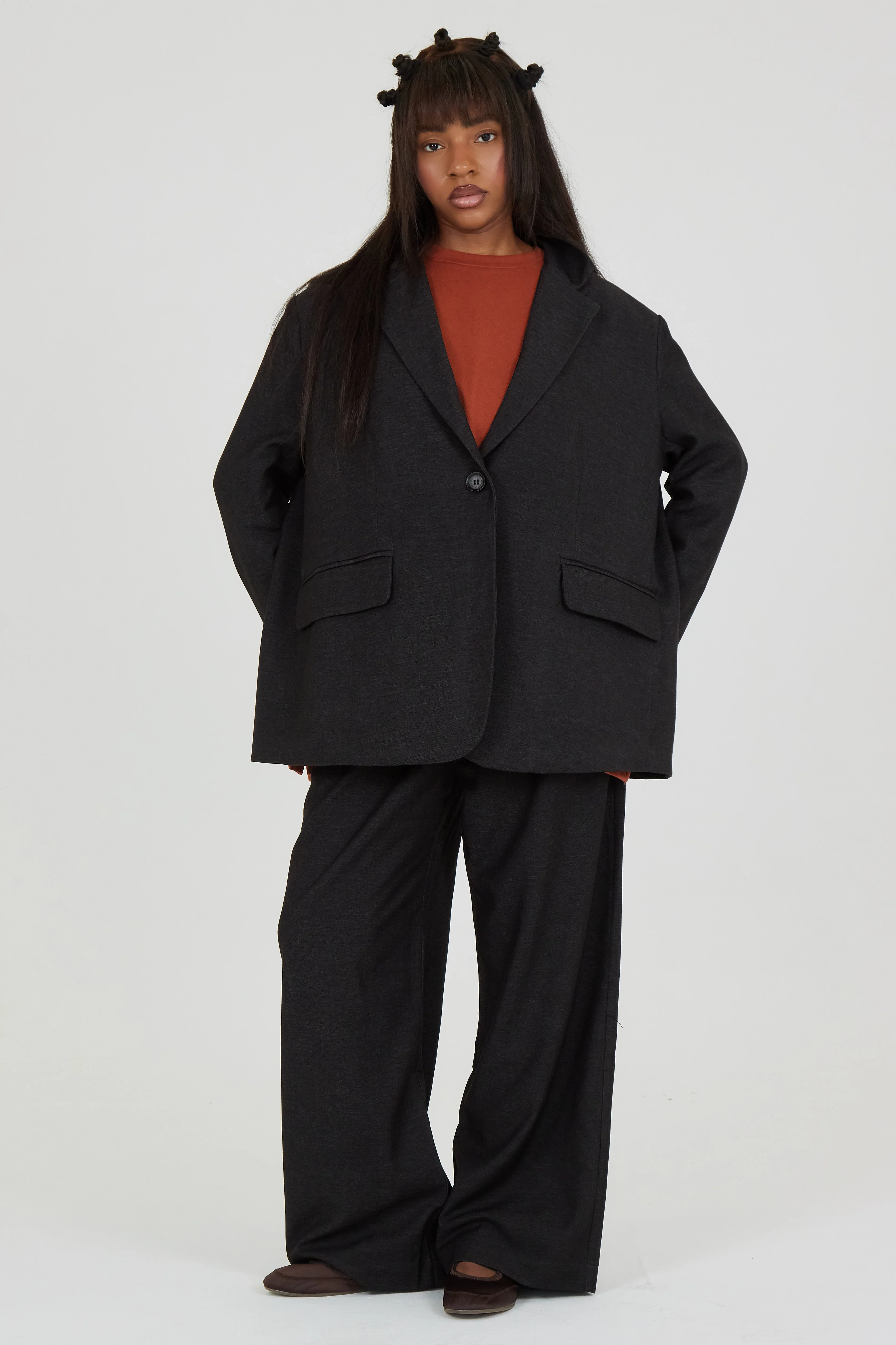 Le Pantalon City AW Gris Anthracite - Image 4