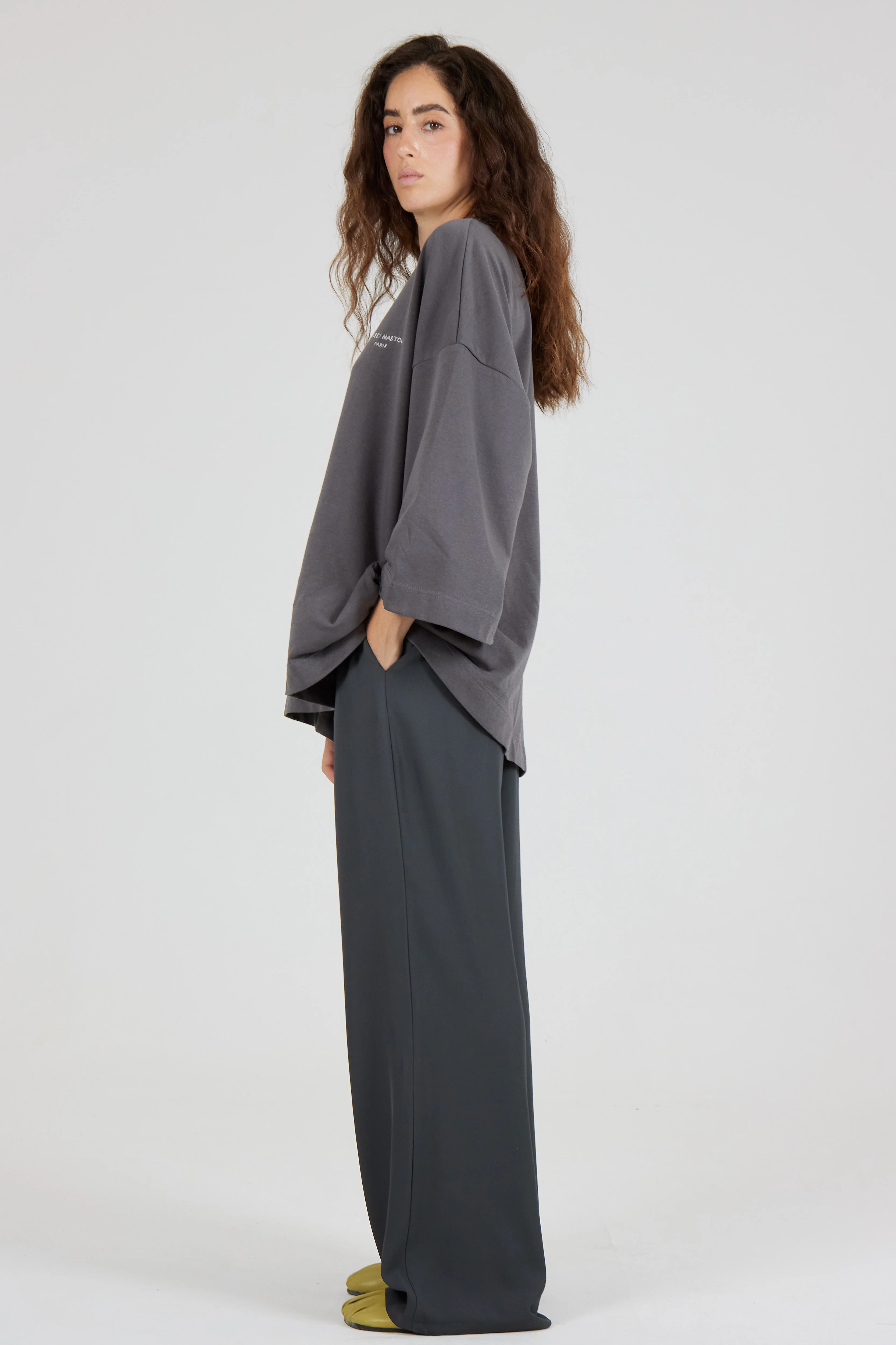 Le Pantalon Classy Gris Anthracite - Image 3