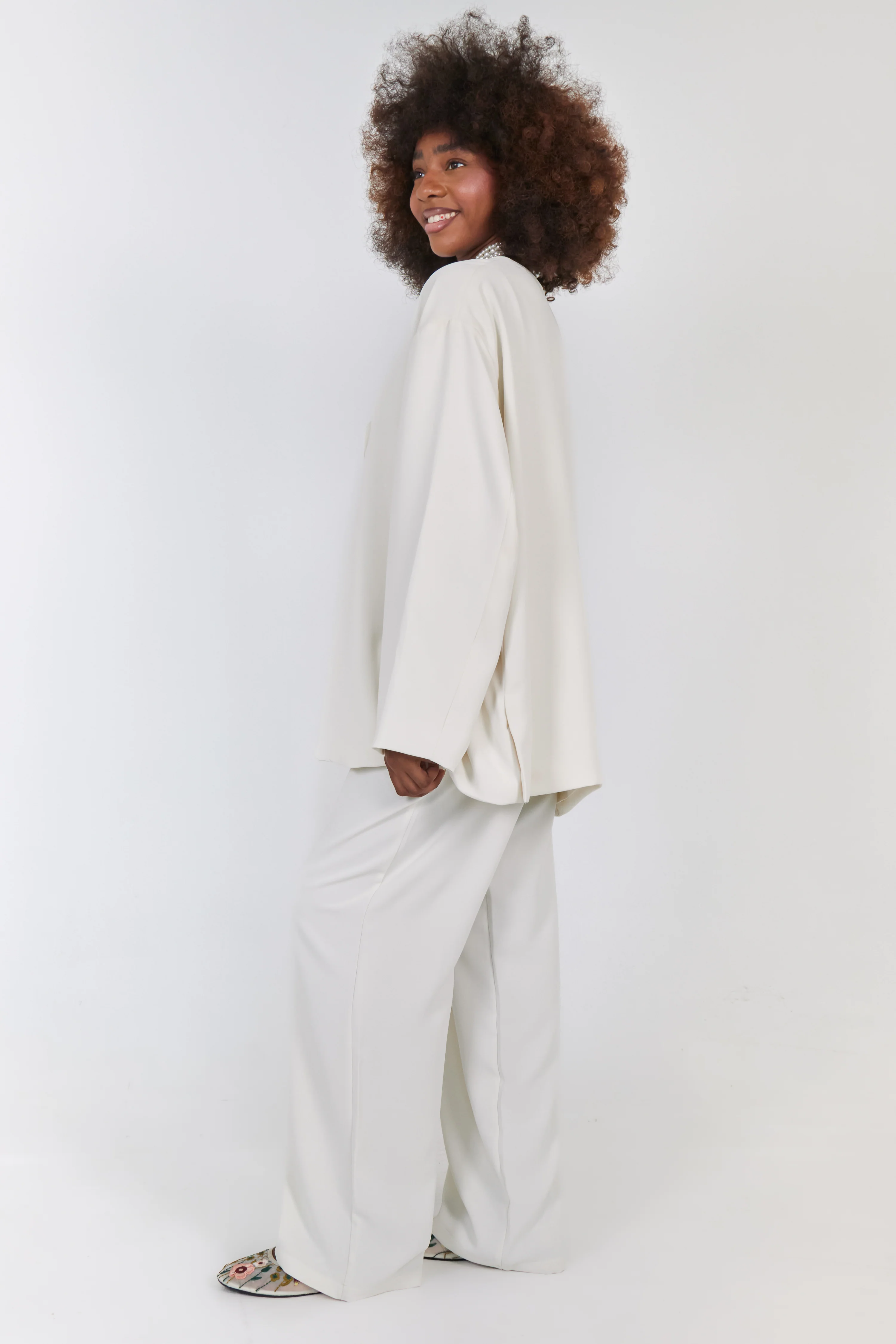 Le Pantalon Classy Écru
