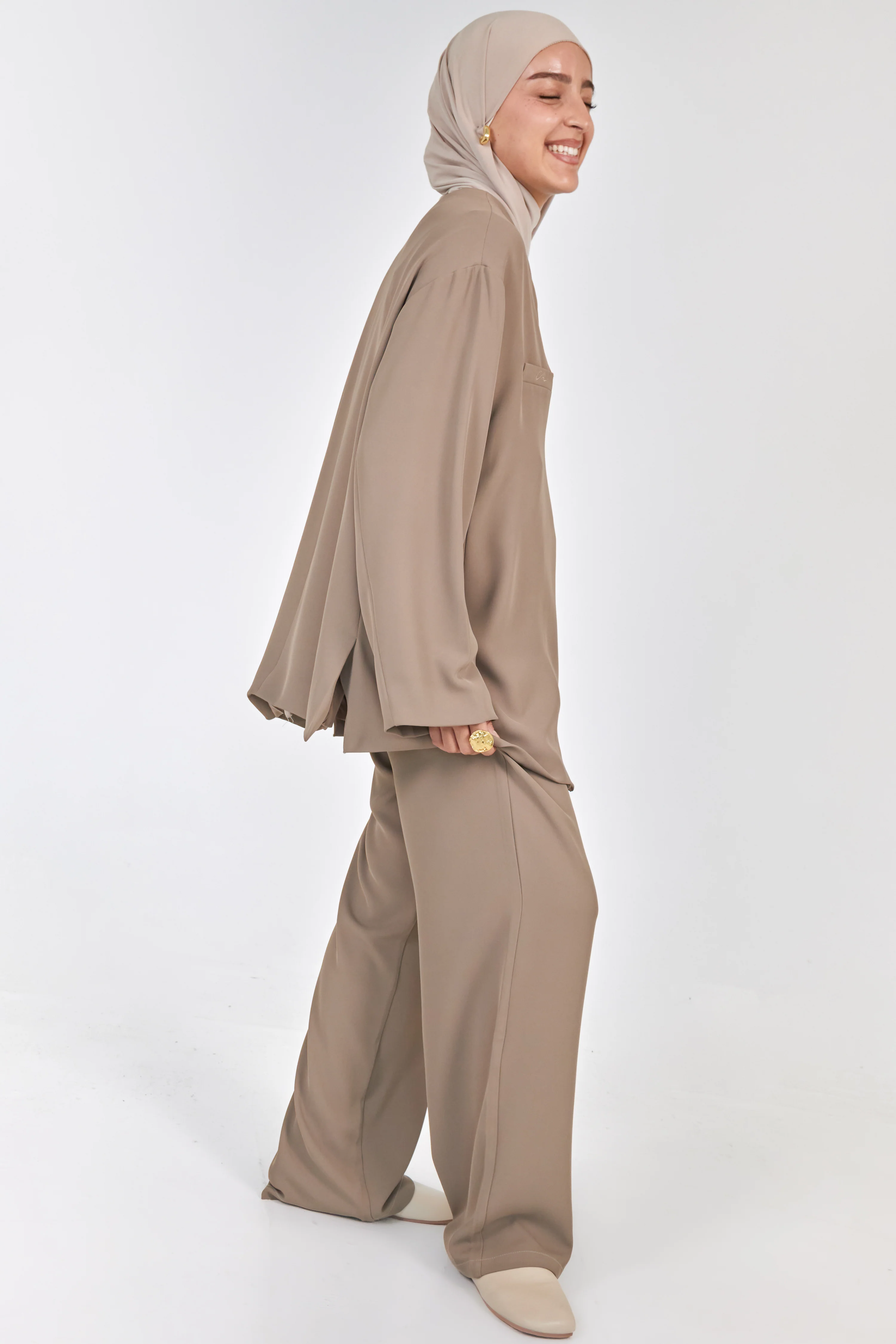 Le Pantalon Classy Taupe - Image 5