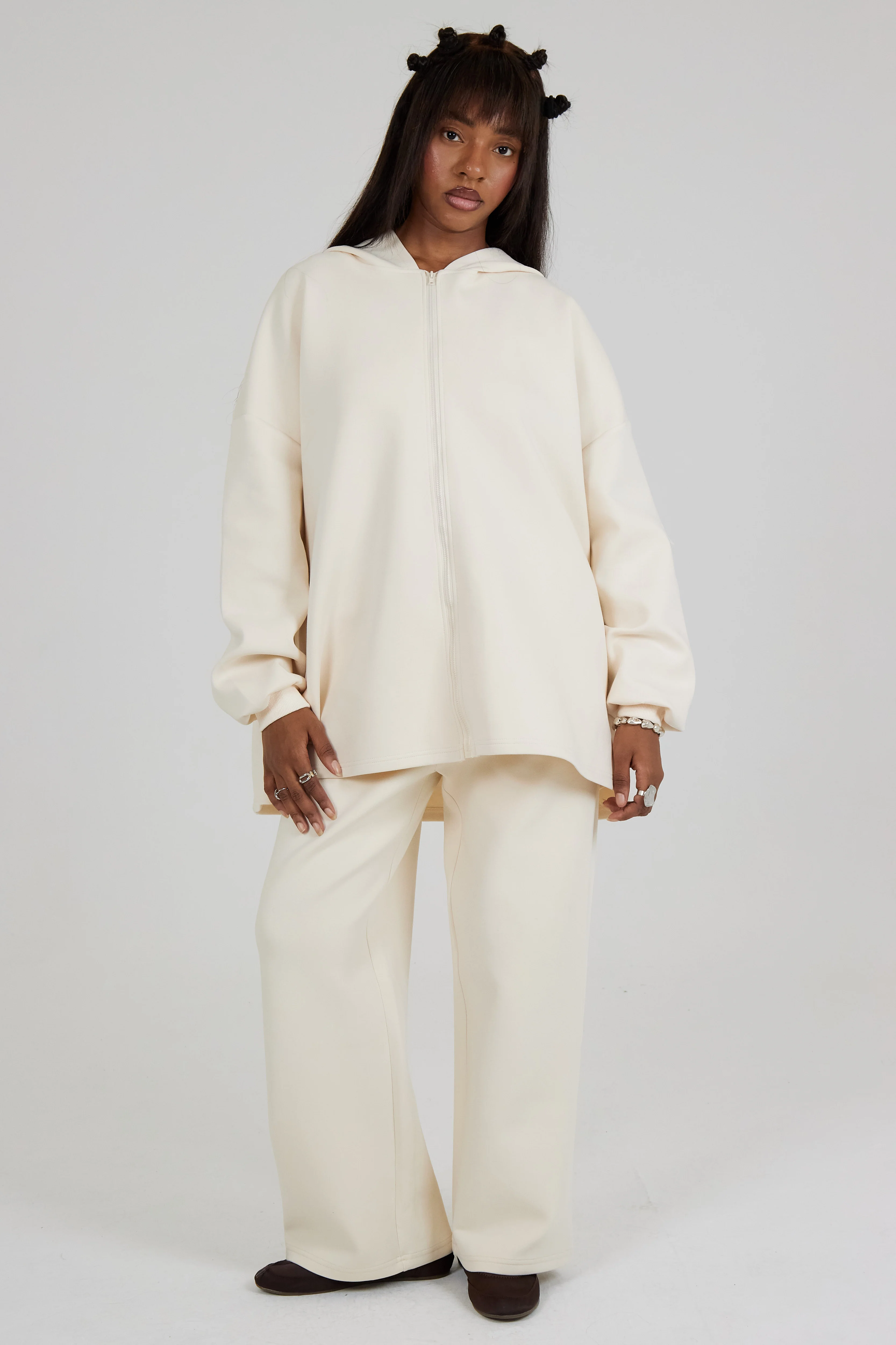 Le Pantalon Comfy Écru - Image 4