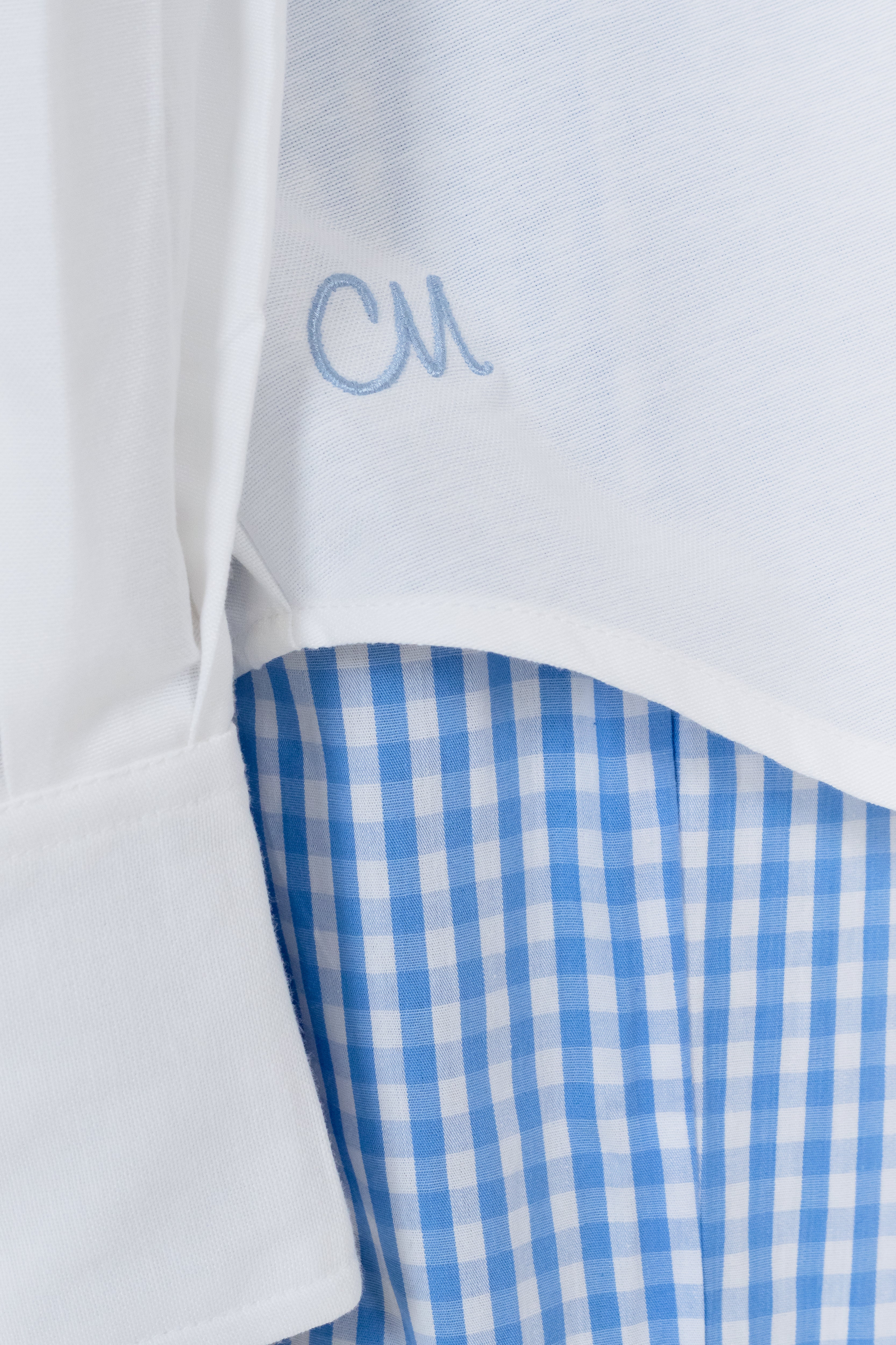 Le Pantalon Vichy Bleu - Image 3