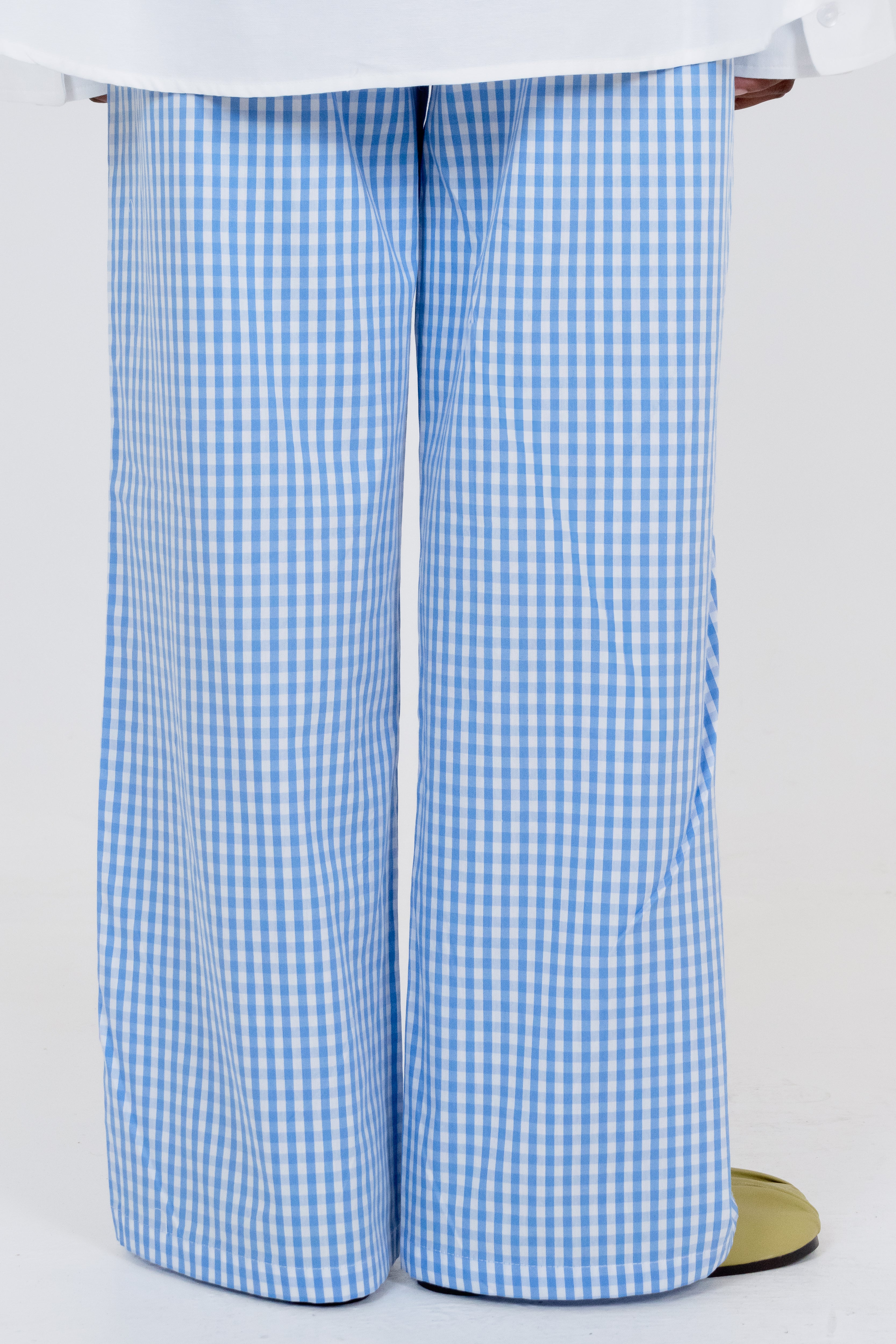 Le Pantalon Vichy Bleu - Image 5