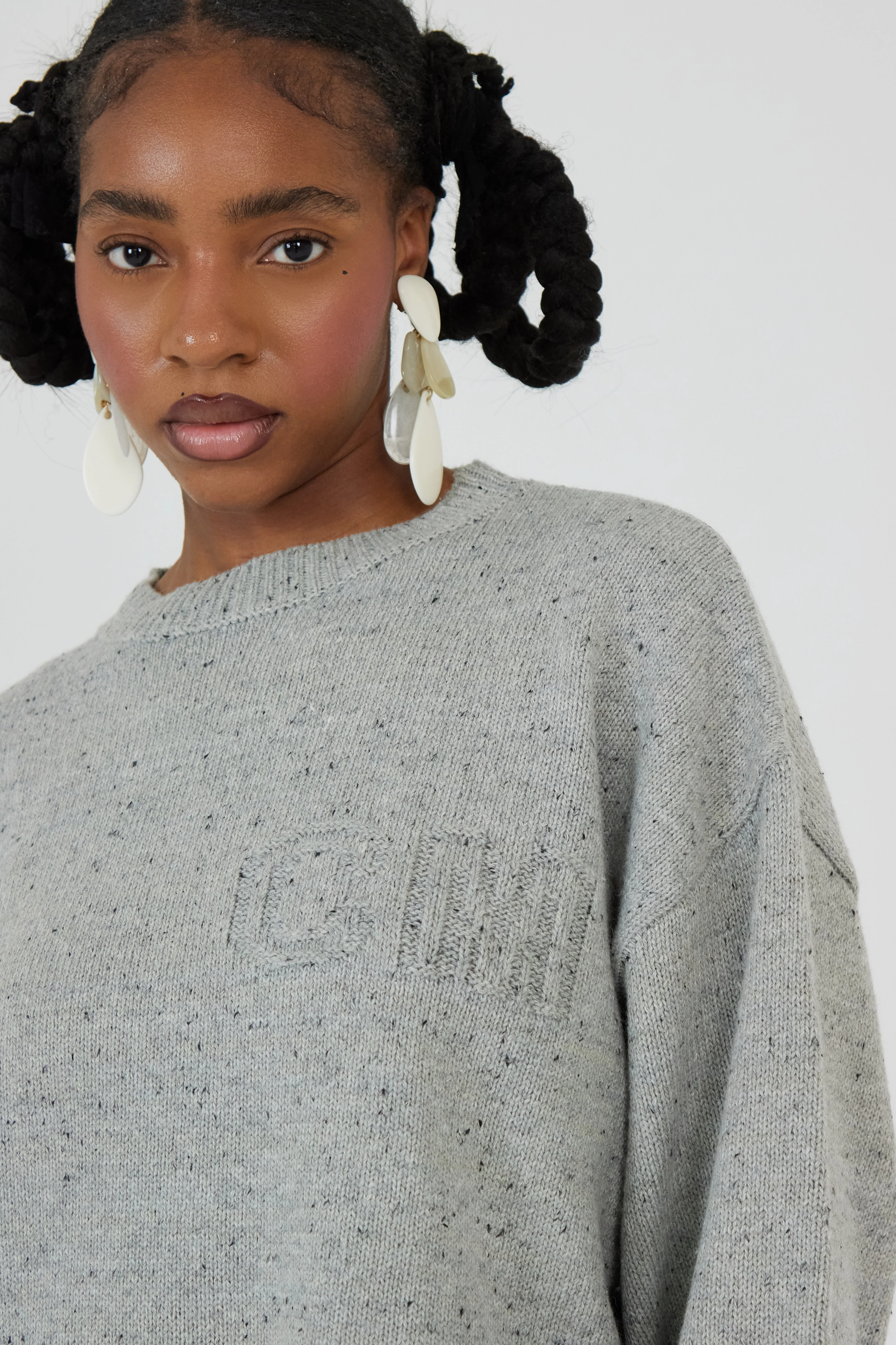 Le Pull-Over Gris chiné - Image 4