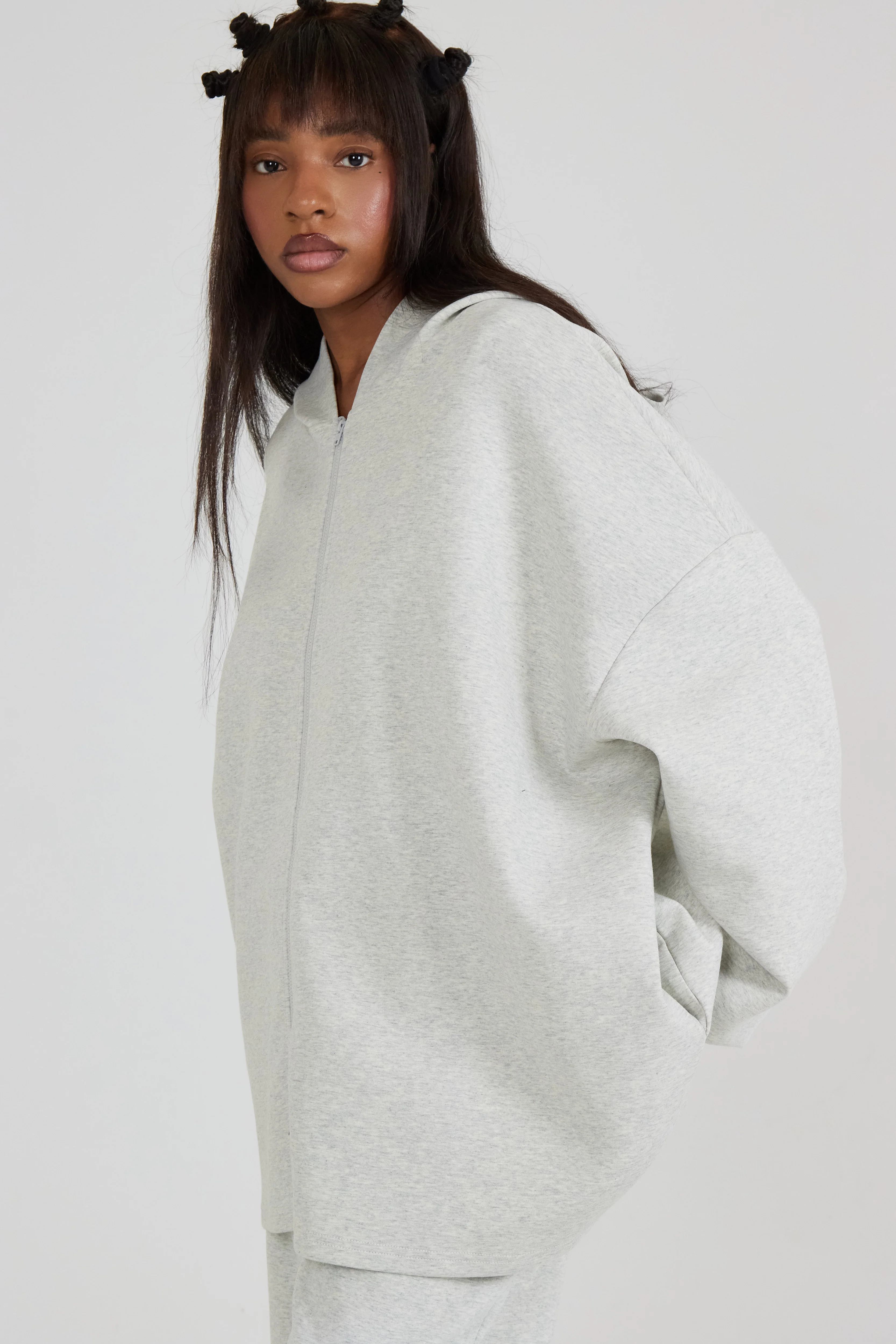La Veste Comfy Gris Clair - Image 2