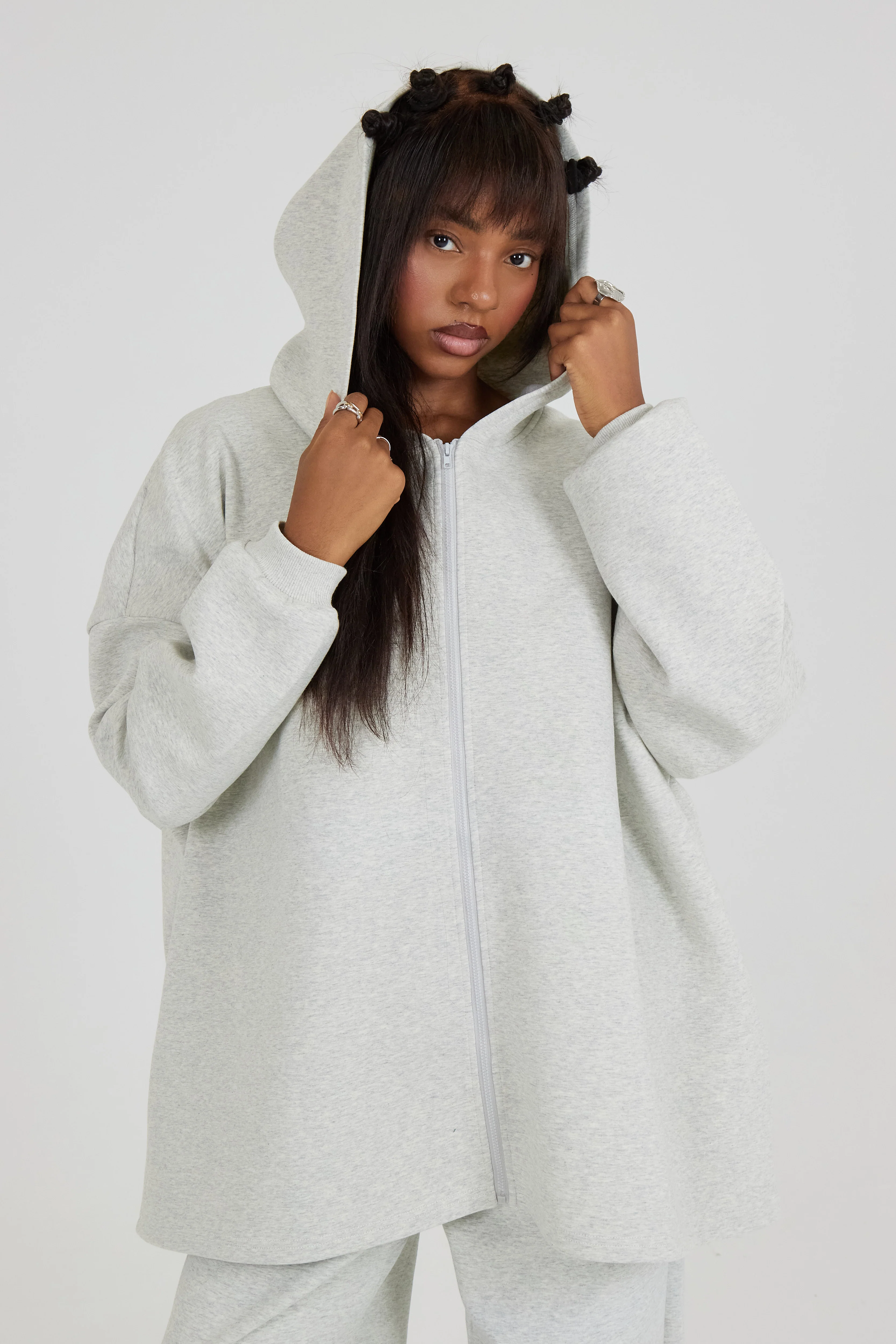 La Veste Comfy Gris Clair - Image 3