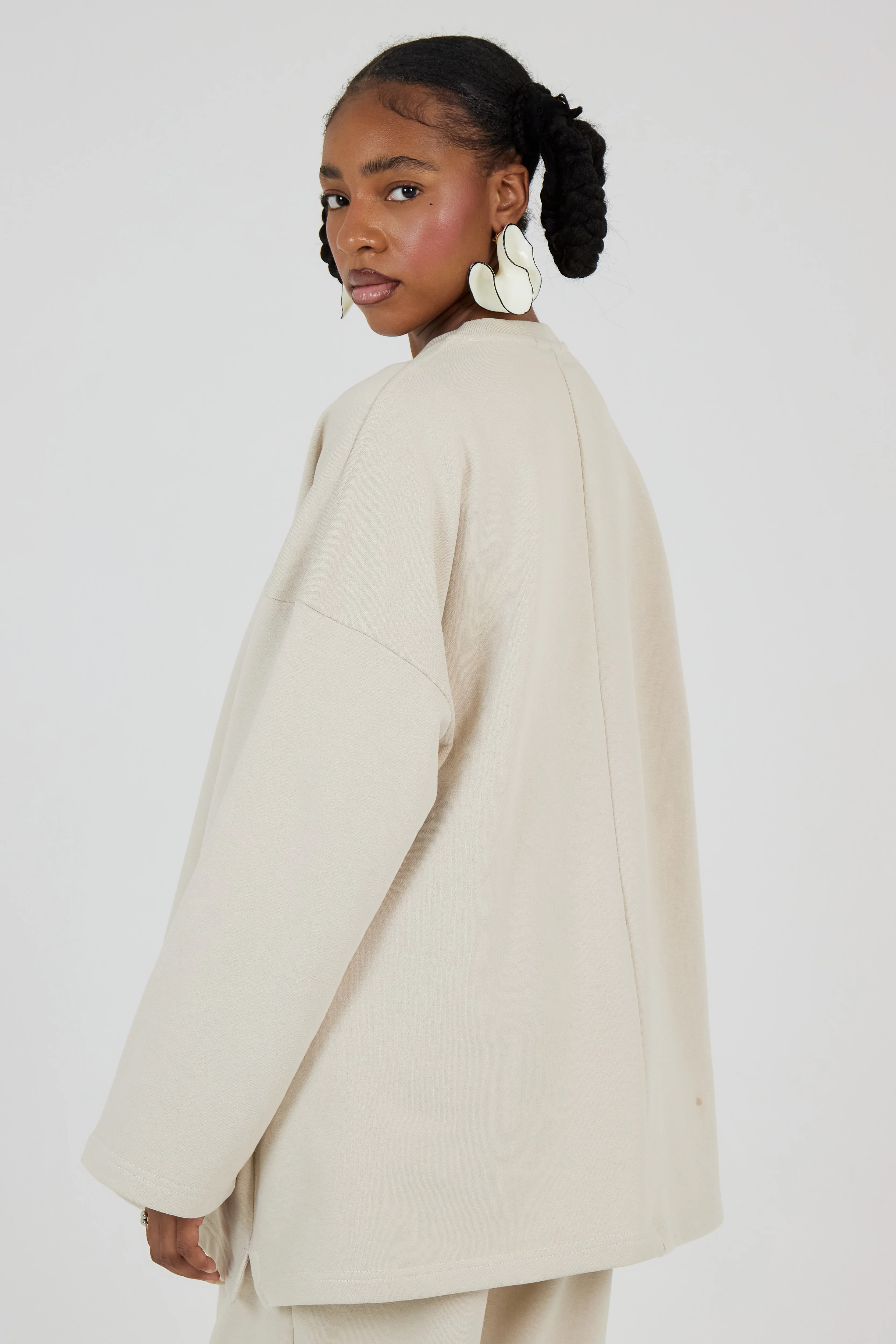 Le Sweat-shirt Beige - Image 2