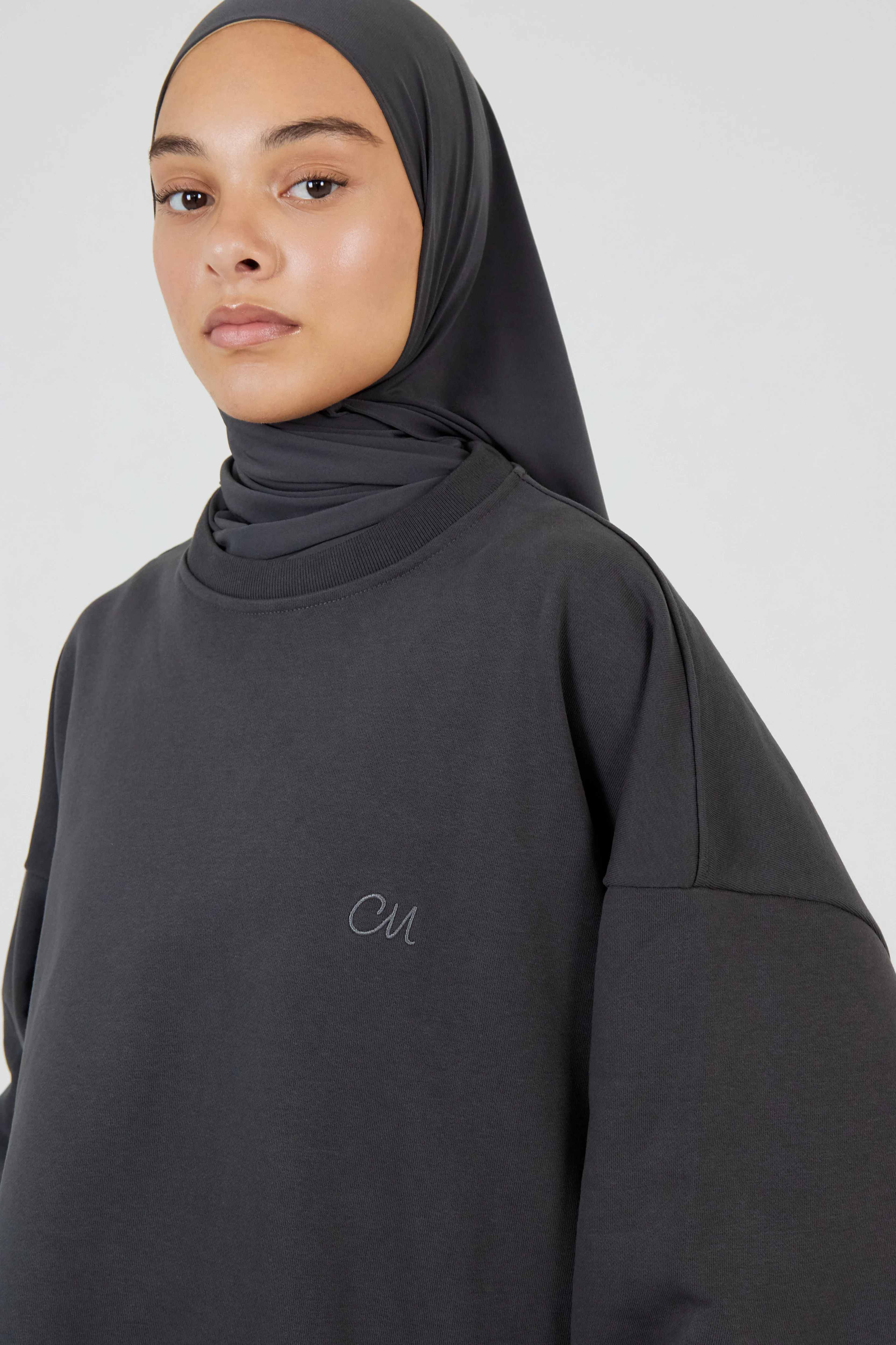 Le Sweat-shirt Gris Anthracite - Image 2