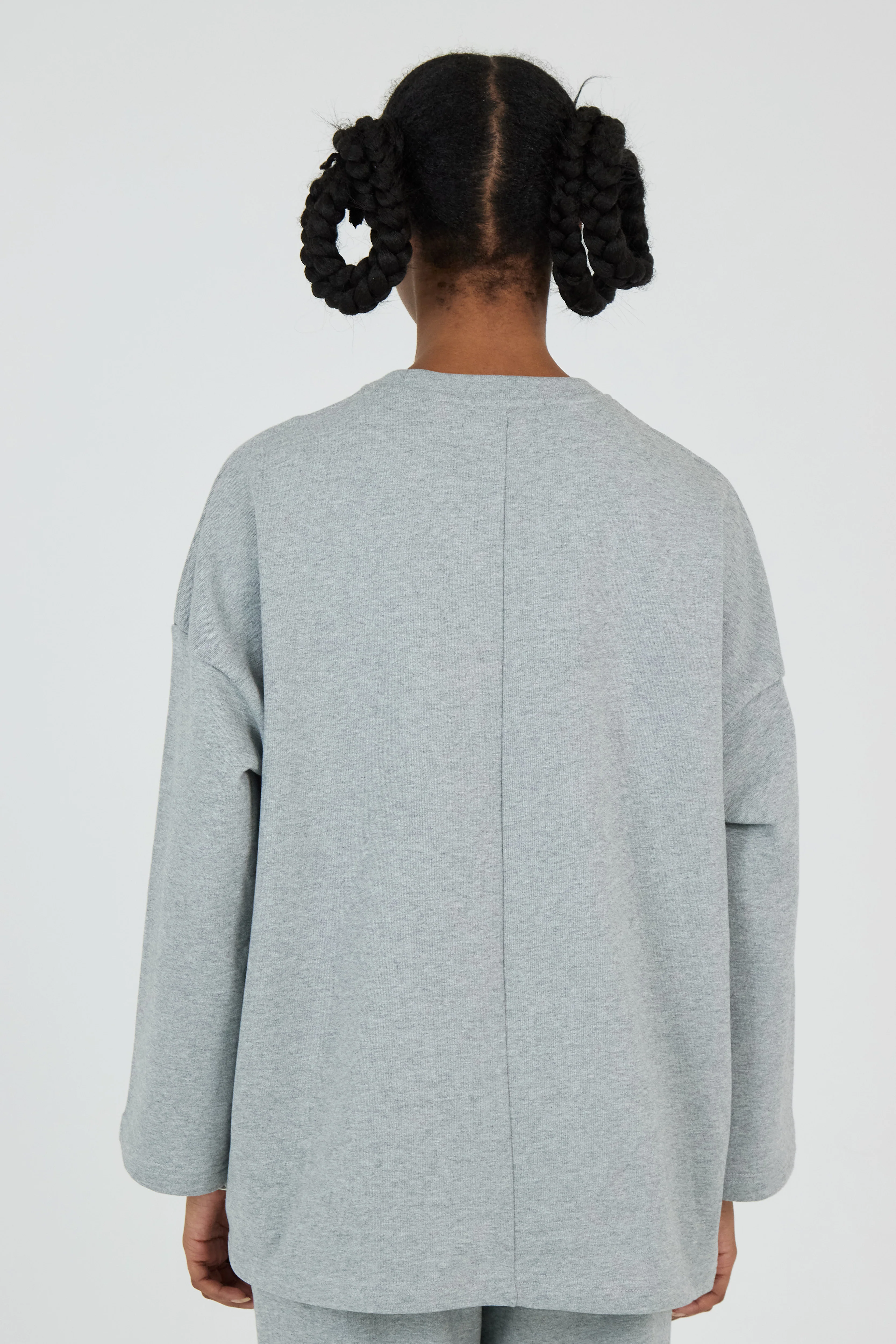 Le Sweat-shirt Gris Chiné - Image 3