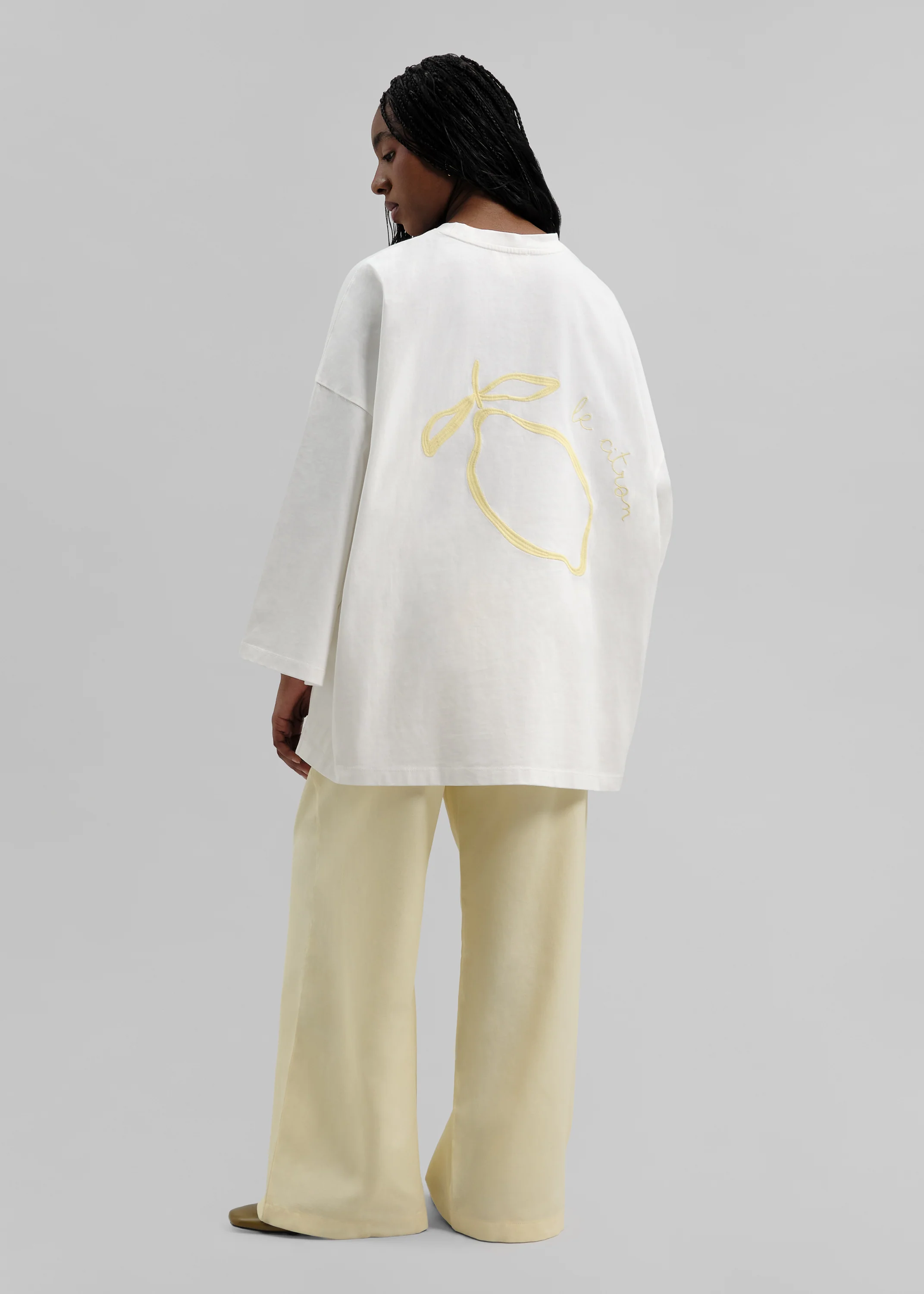 Le T-shirt Capsule Citron Blanc - Image 4
