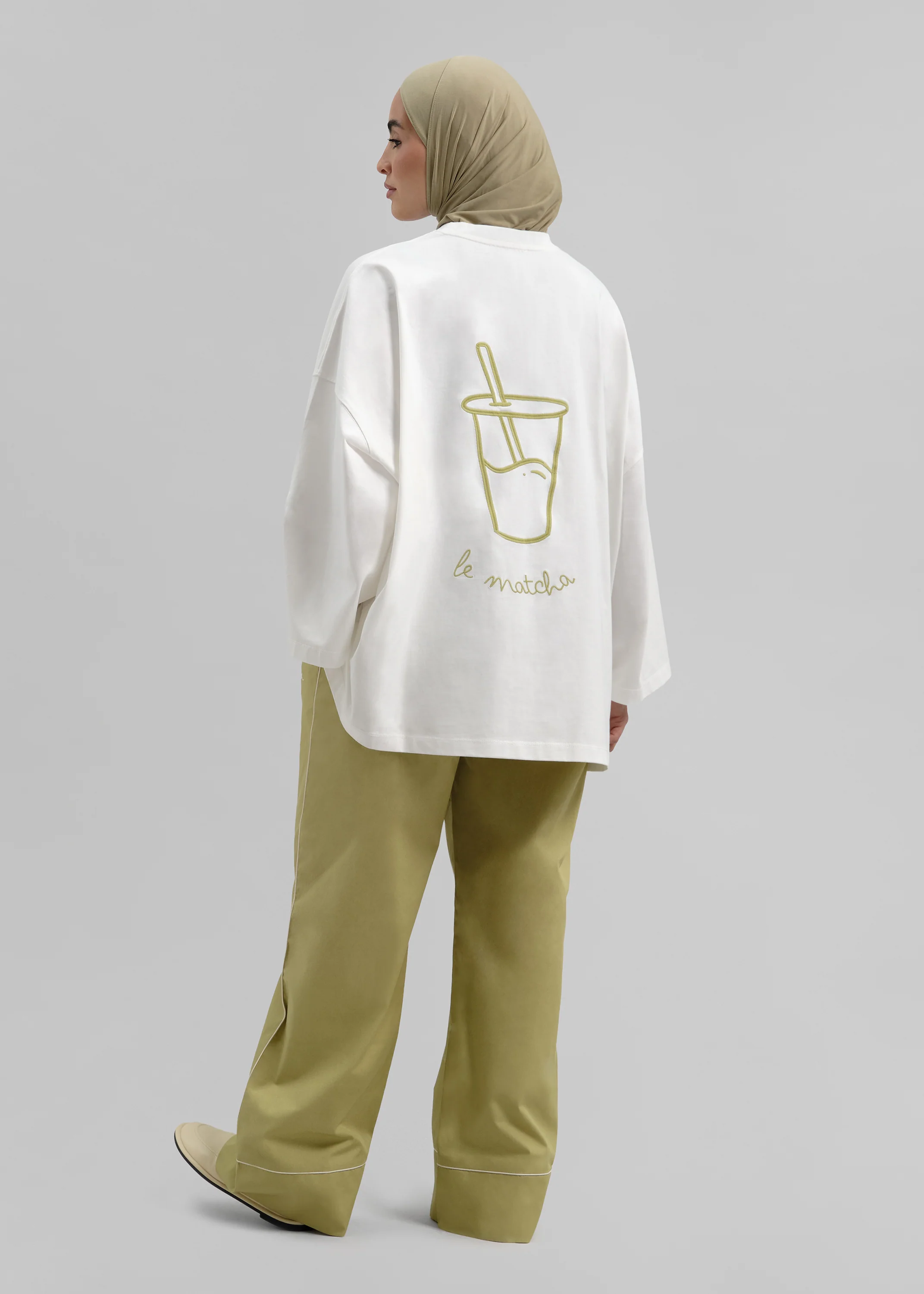 Le T-shirt Capsule Matcha Blanc - Image 4