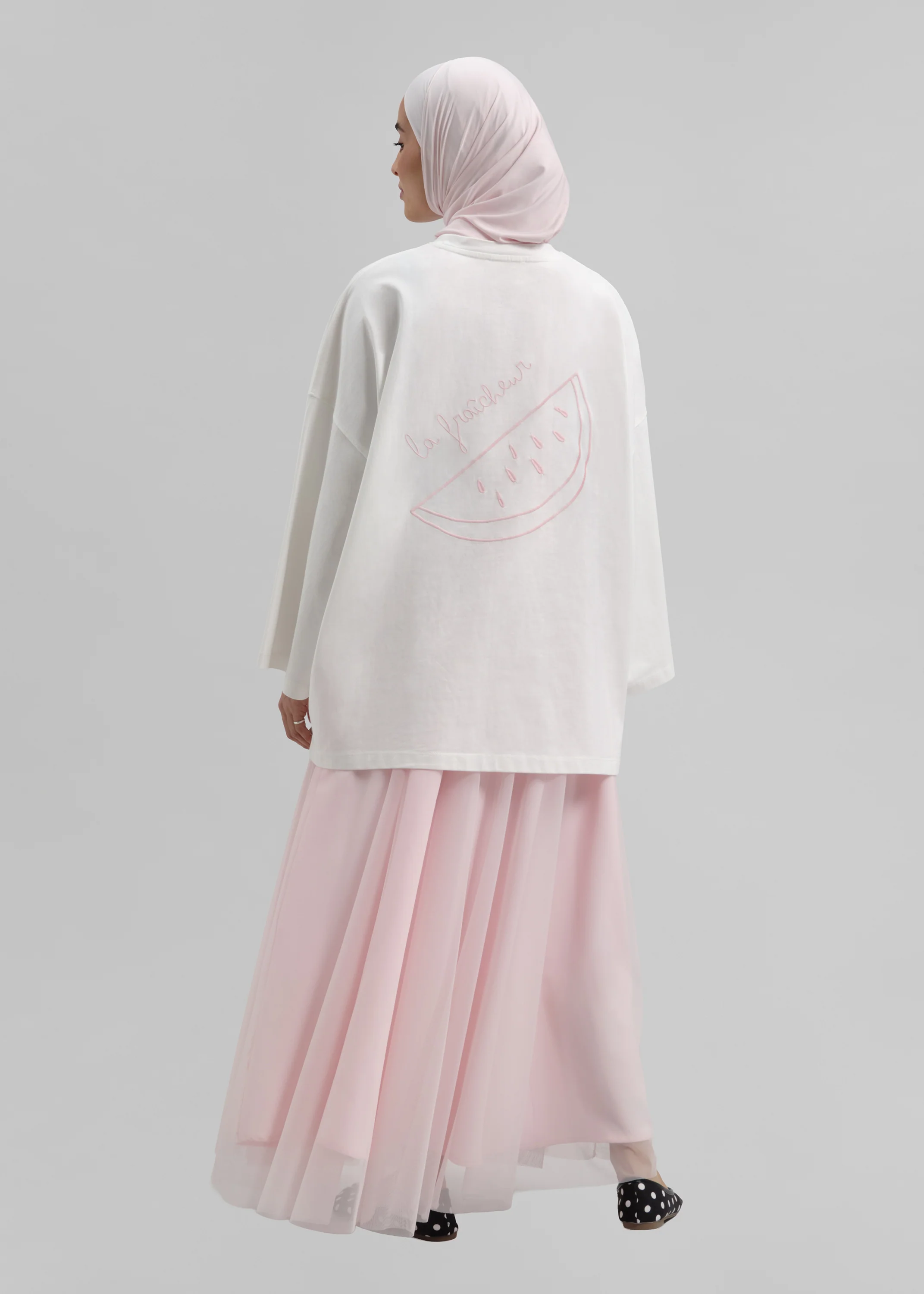 Le T-shirt Capsule Pastèque Blanc - Image 4