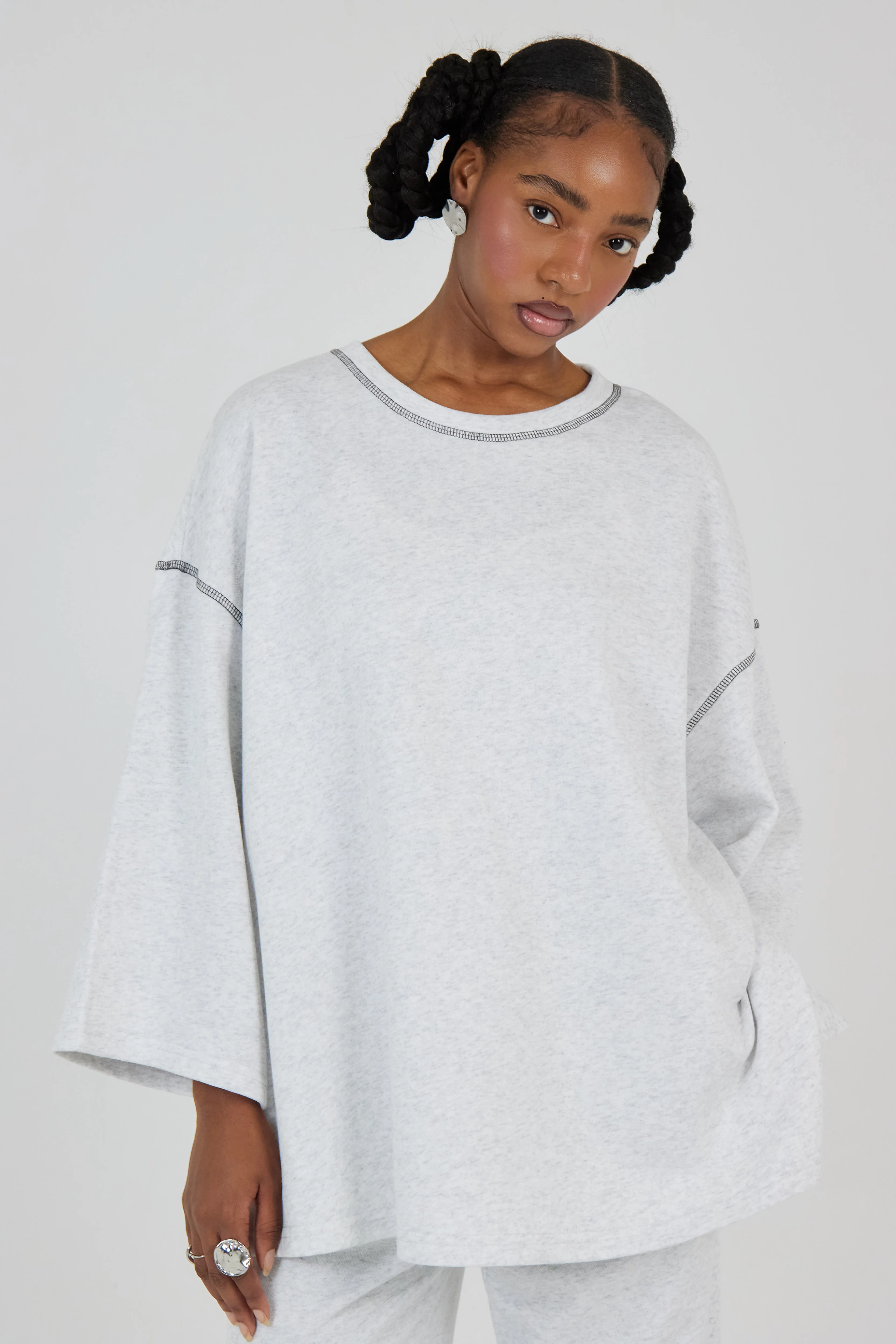 Le T-shirt Essential Gris clair