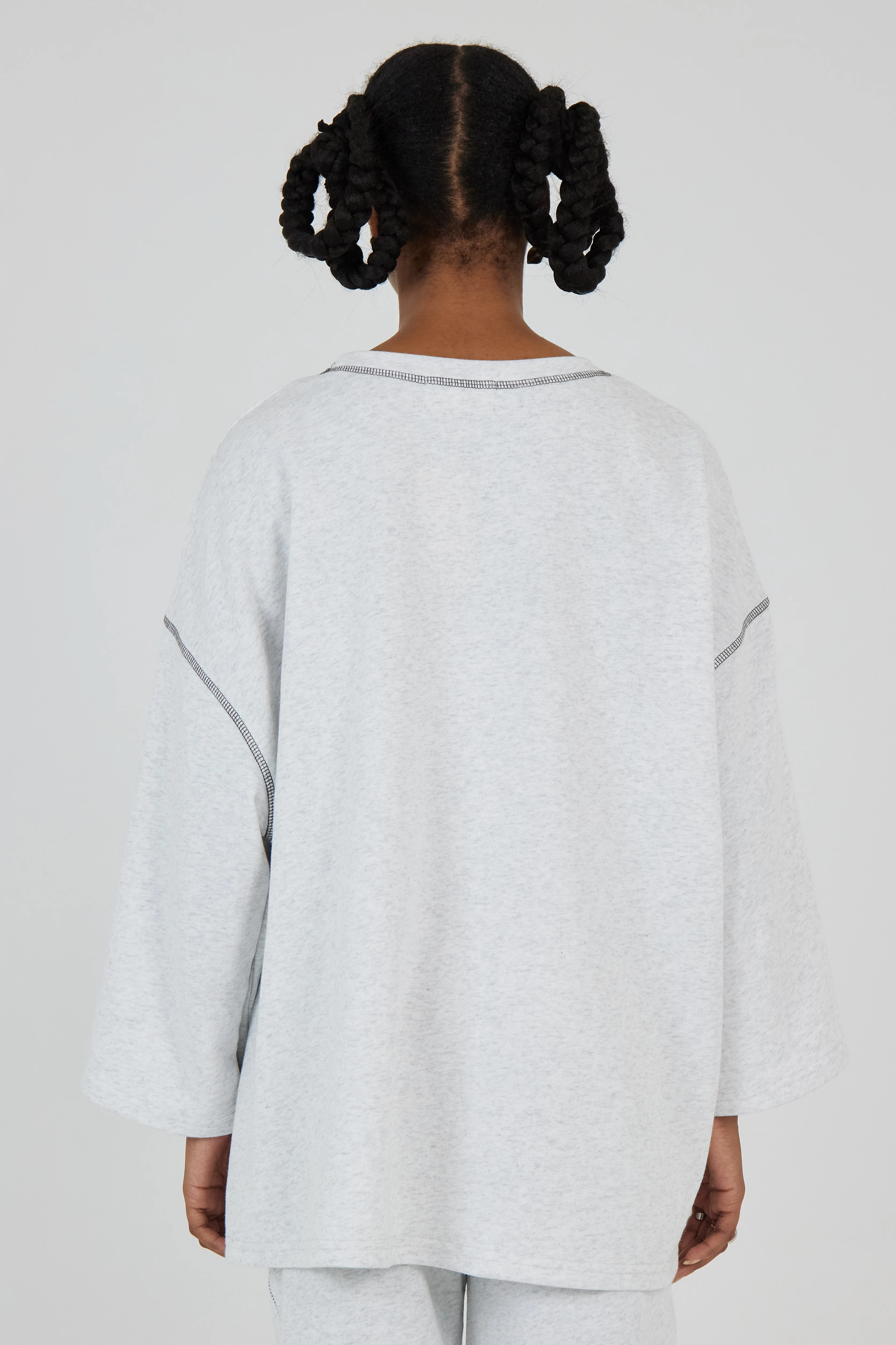 Le T-shirt Essential Gris clair - Image 3