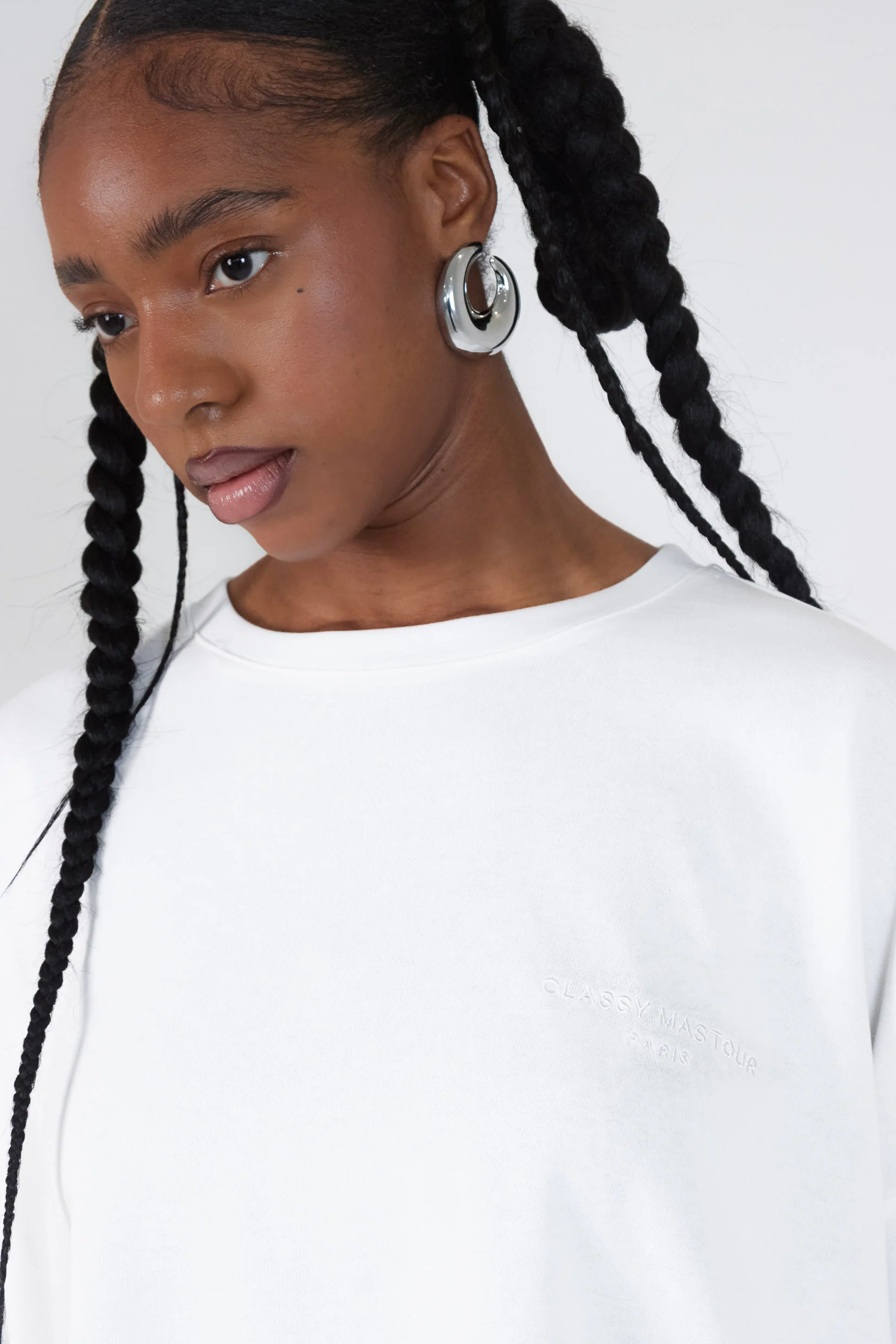 Le T-shirt Signature Blanc / Blanc - Image 4