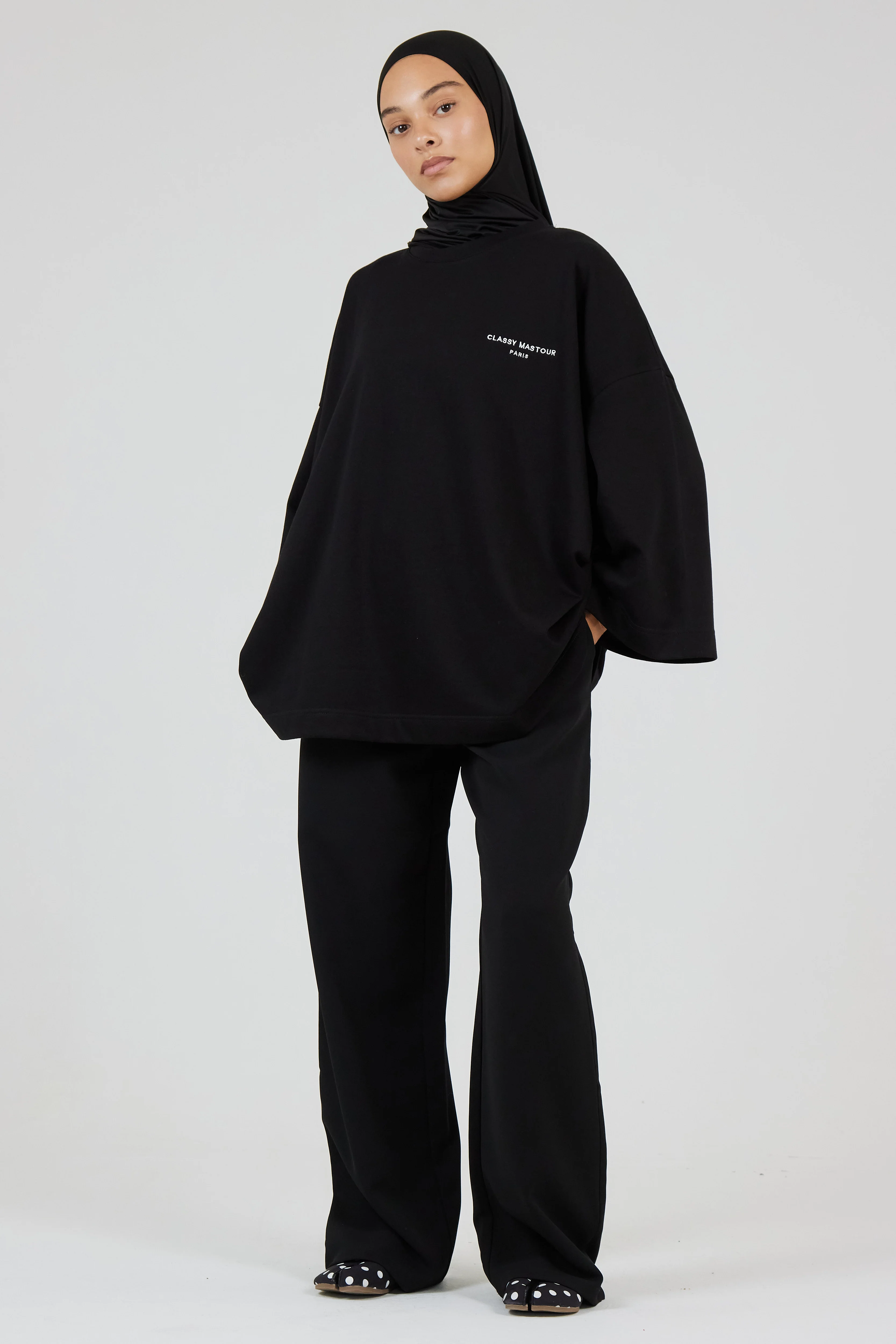 Le T-shirt Signature Noir / Blanc - Image 2