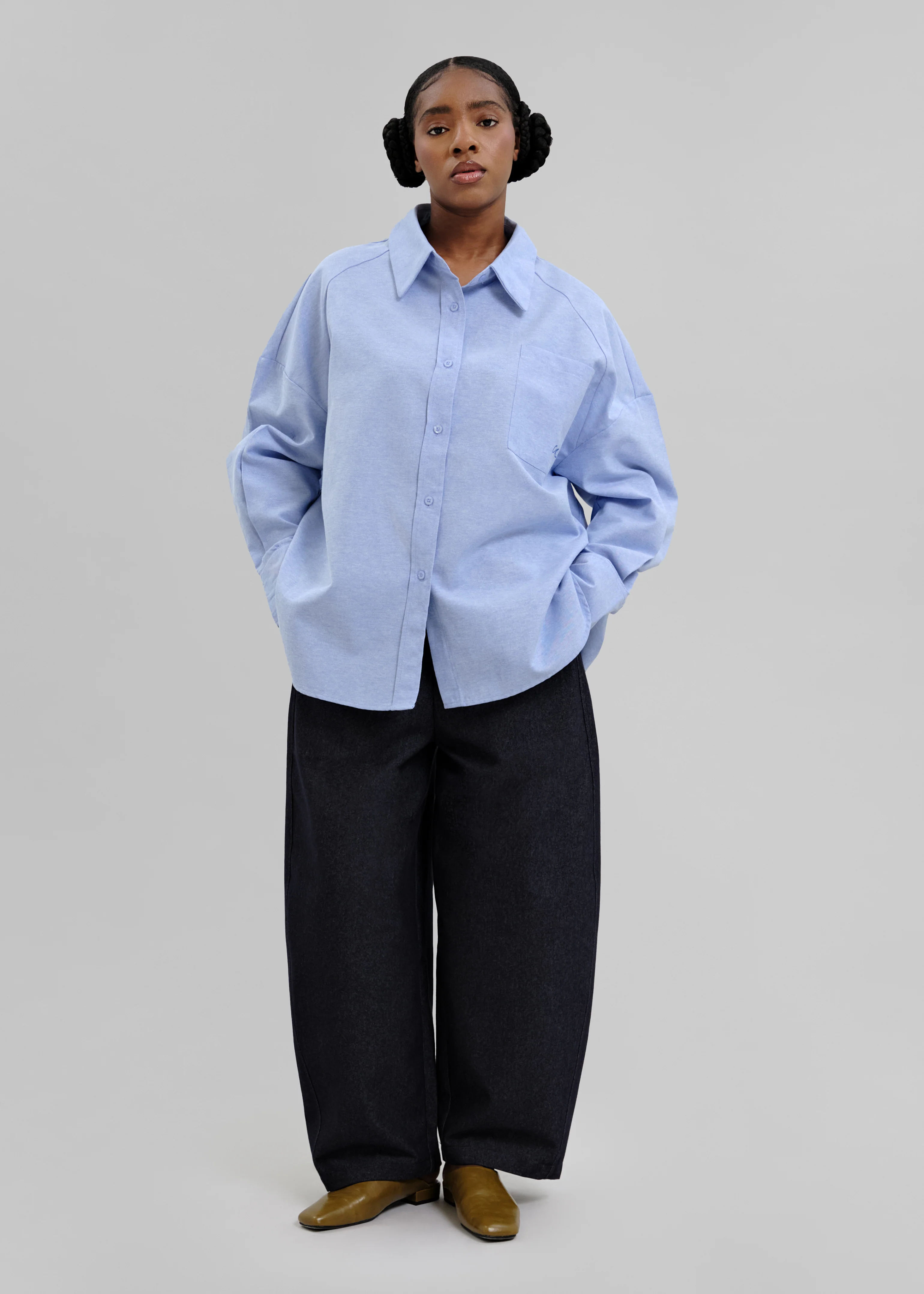 Le Jean Barrel Bleu nuit